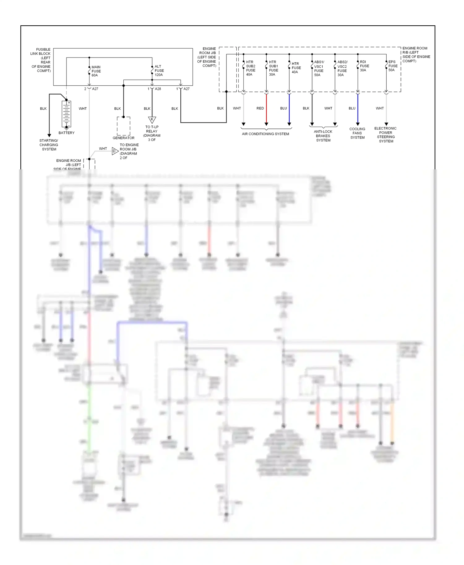 Wiring diagram engine controls system for Toyota Yaris III (2010-2014) (3 of 4)