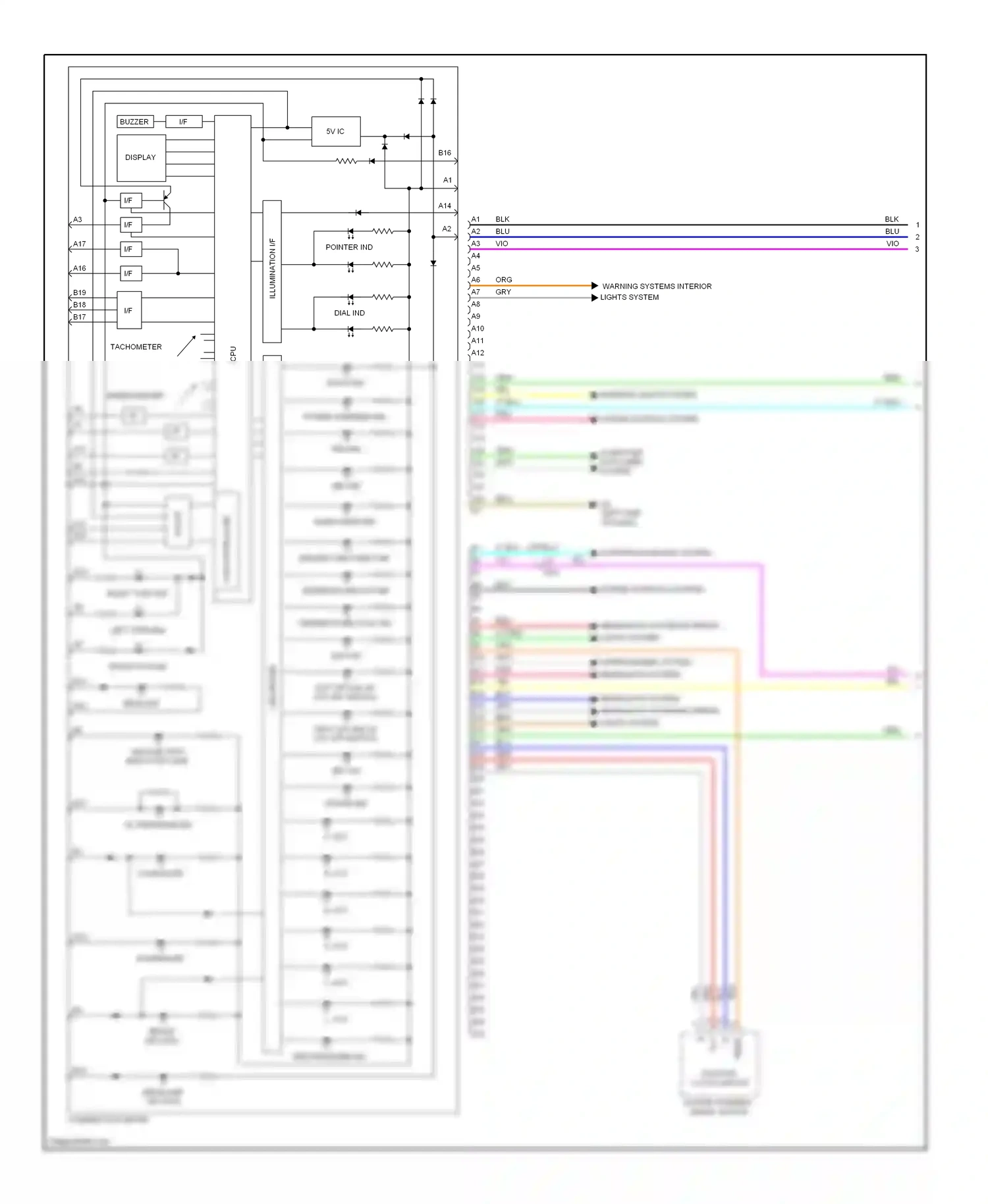 Wiring diagram engine controls system for Toyota Yaris III (2010-2014) (1 of 4)