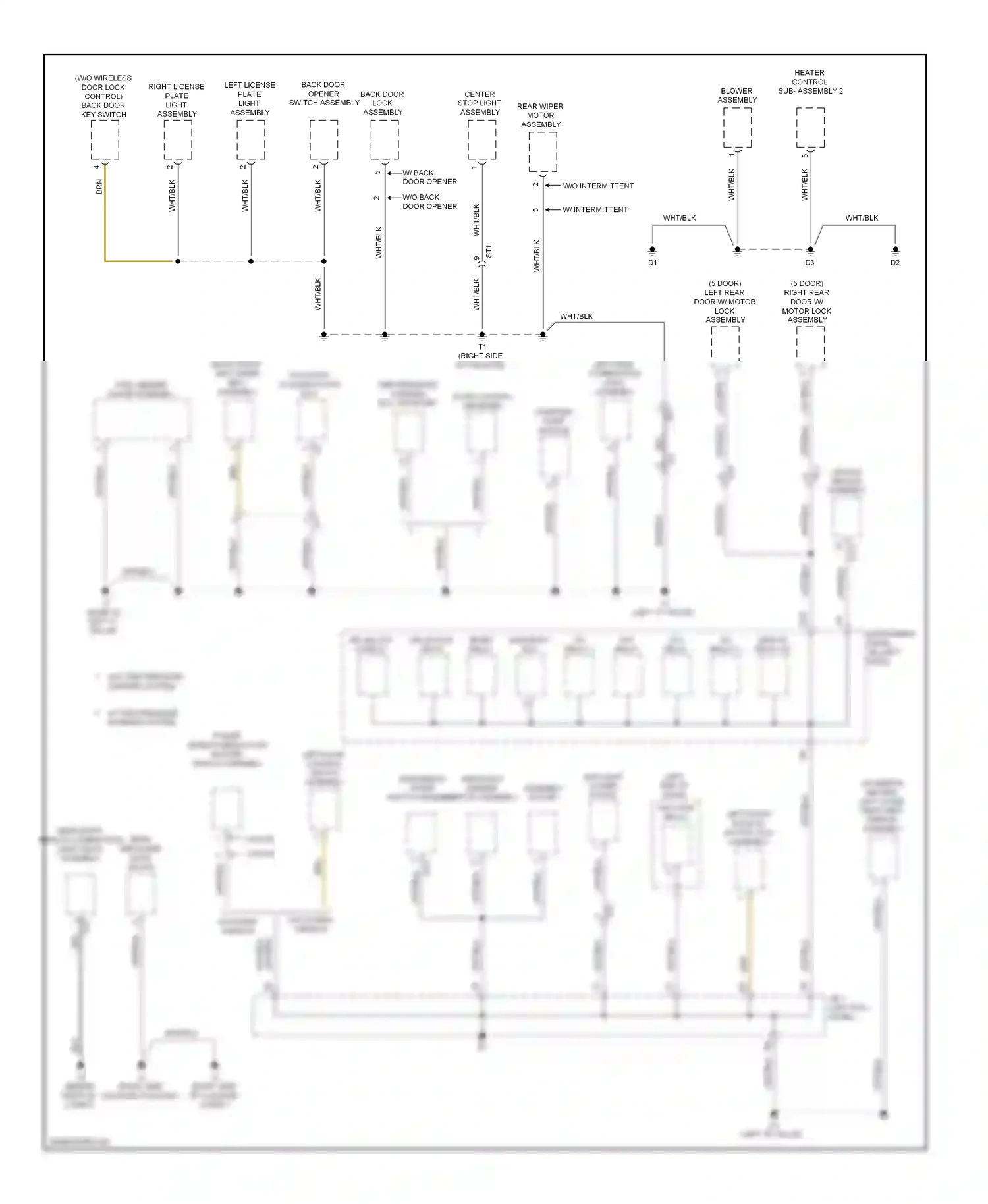 Wiring diagram map light power assembly outlet socket for Toyota Yaris III (2010-2014) (1 of 1)