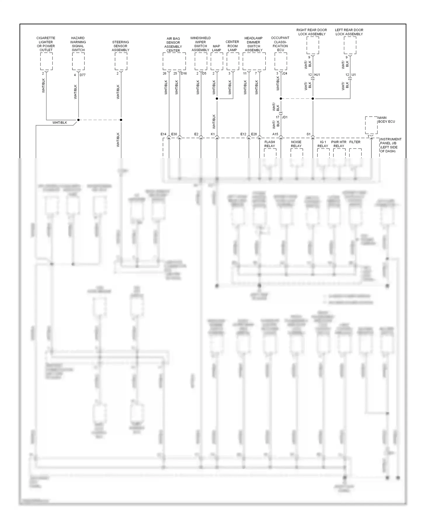 Wiring diagram panel) for Toyota Yaris III (2010-2014) (1 of 4)