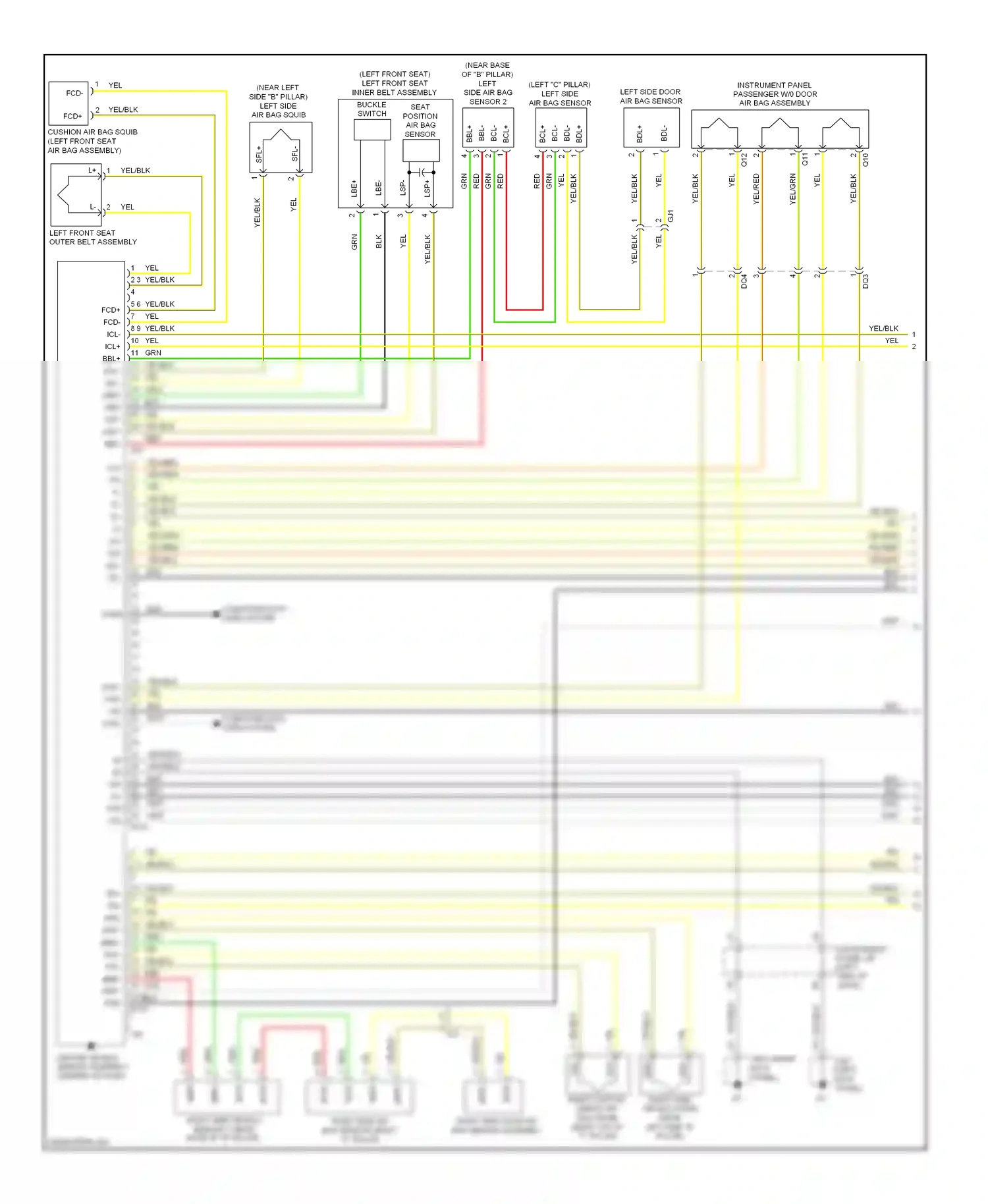 Wiring diagram panel) for Toyota Yaris III (2010-2014) (4 of 4)