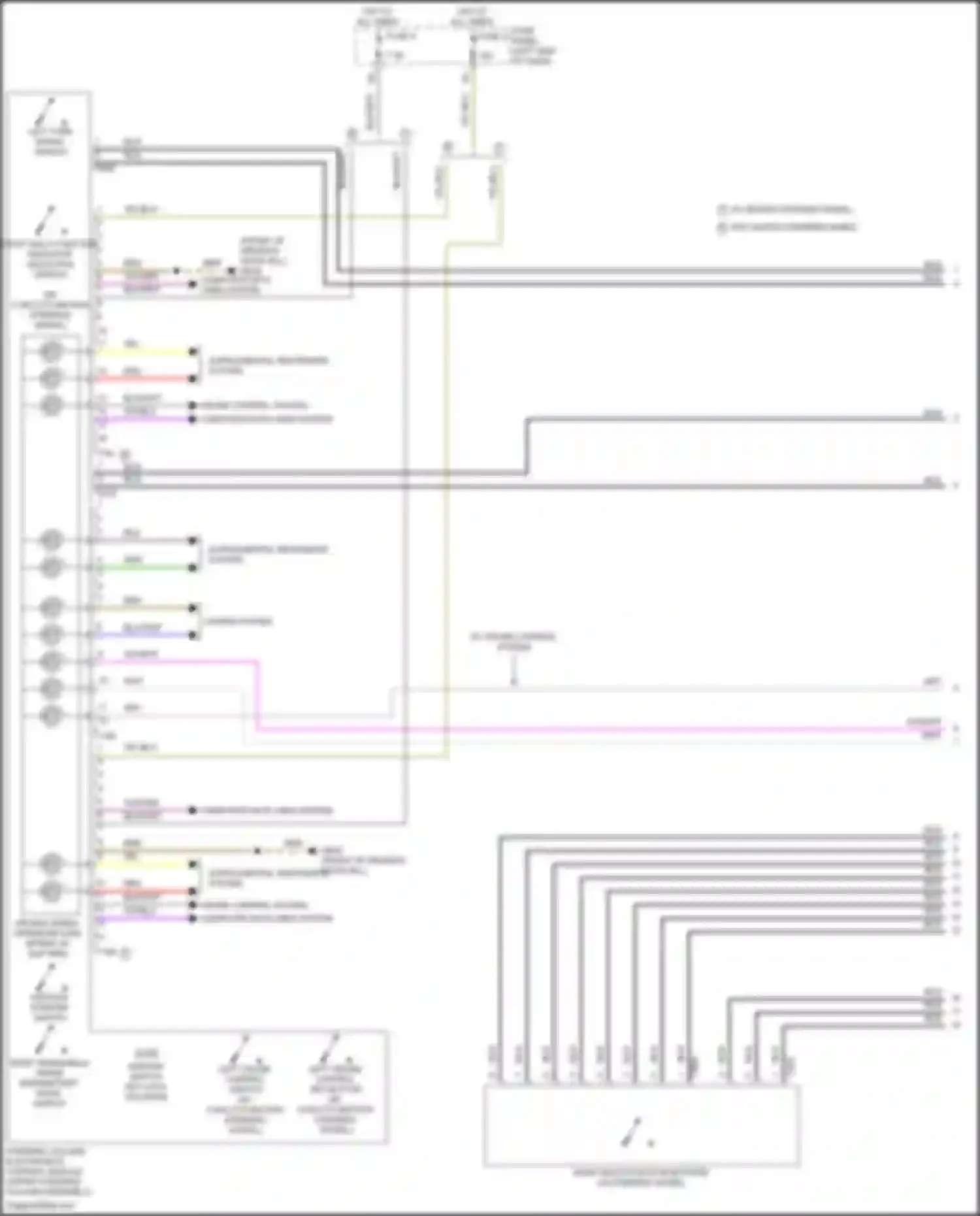 Arteon R Volkswagen I (2020-2024): Steering column electronic systems control module circuit (1 of 2)