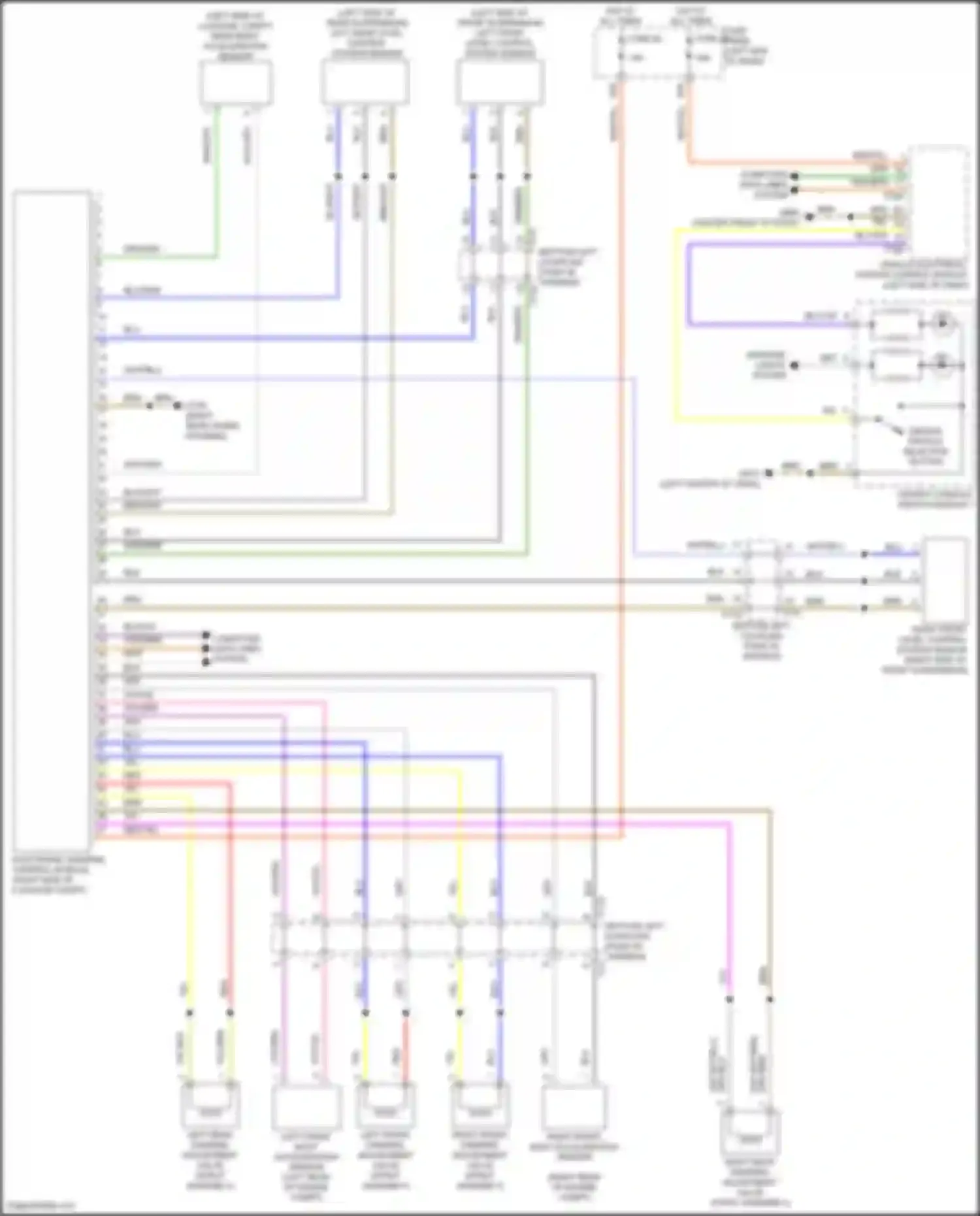 Arteon R Volkswagen I (2020-2024): Electronic suspension circuit