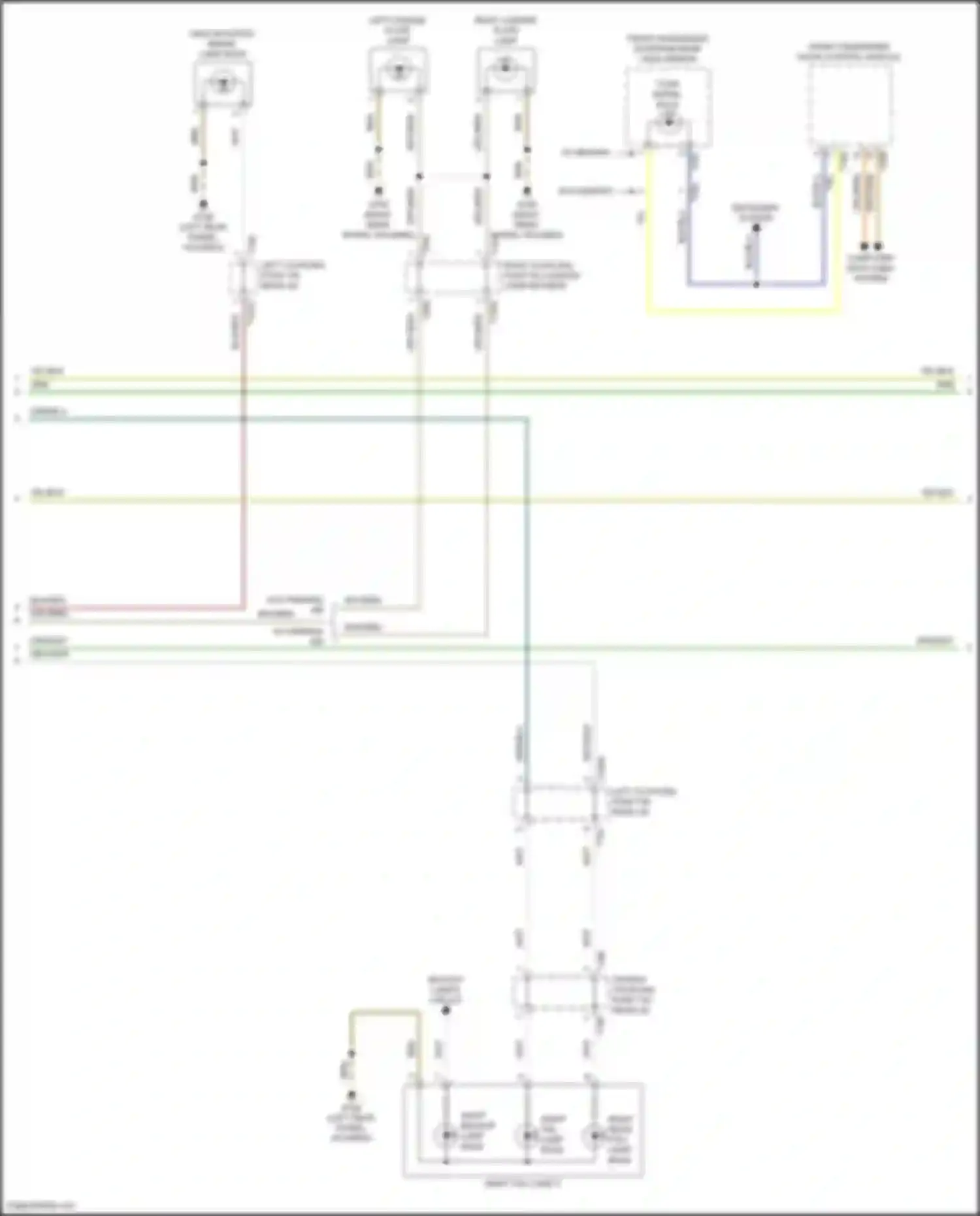 Arteon R Volkswagen I (2020-2024): Exterior lamps circuit (2 of 4)