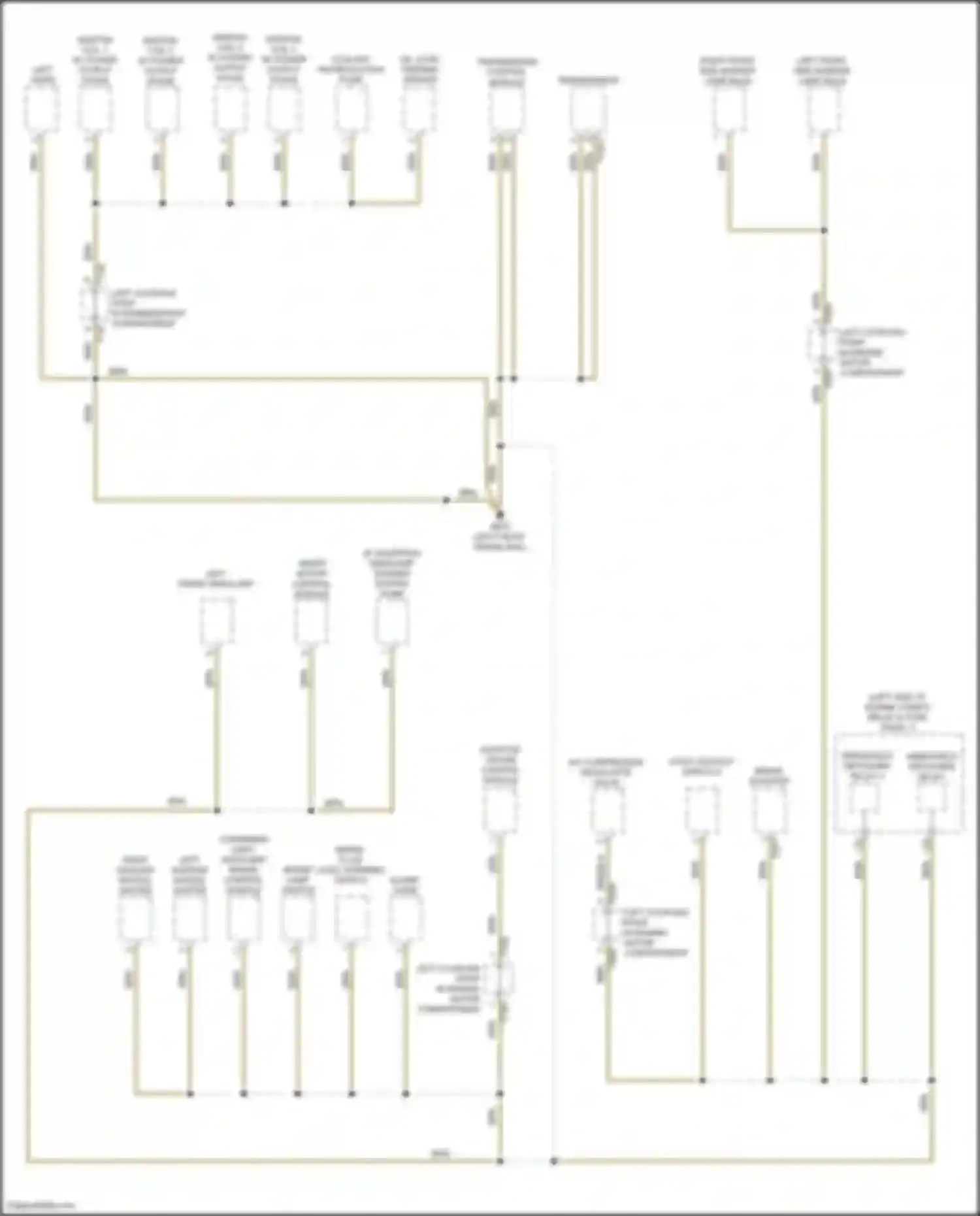Arteon R Volkswagen I (2020-2024): Ground distribution circuit (2 of 6)