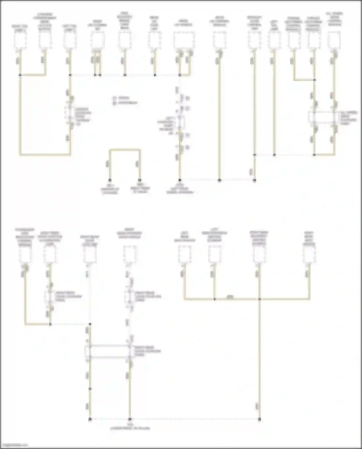 Arteon R Volkswagen I (2020-2024): Ground distribution circuit (3 of 6)