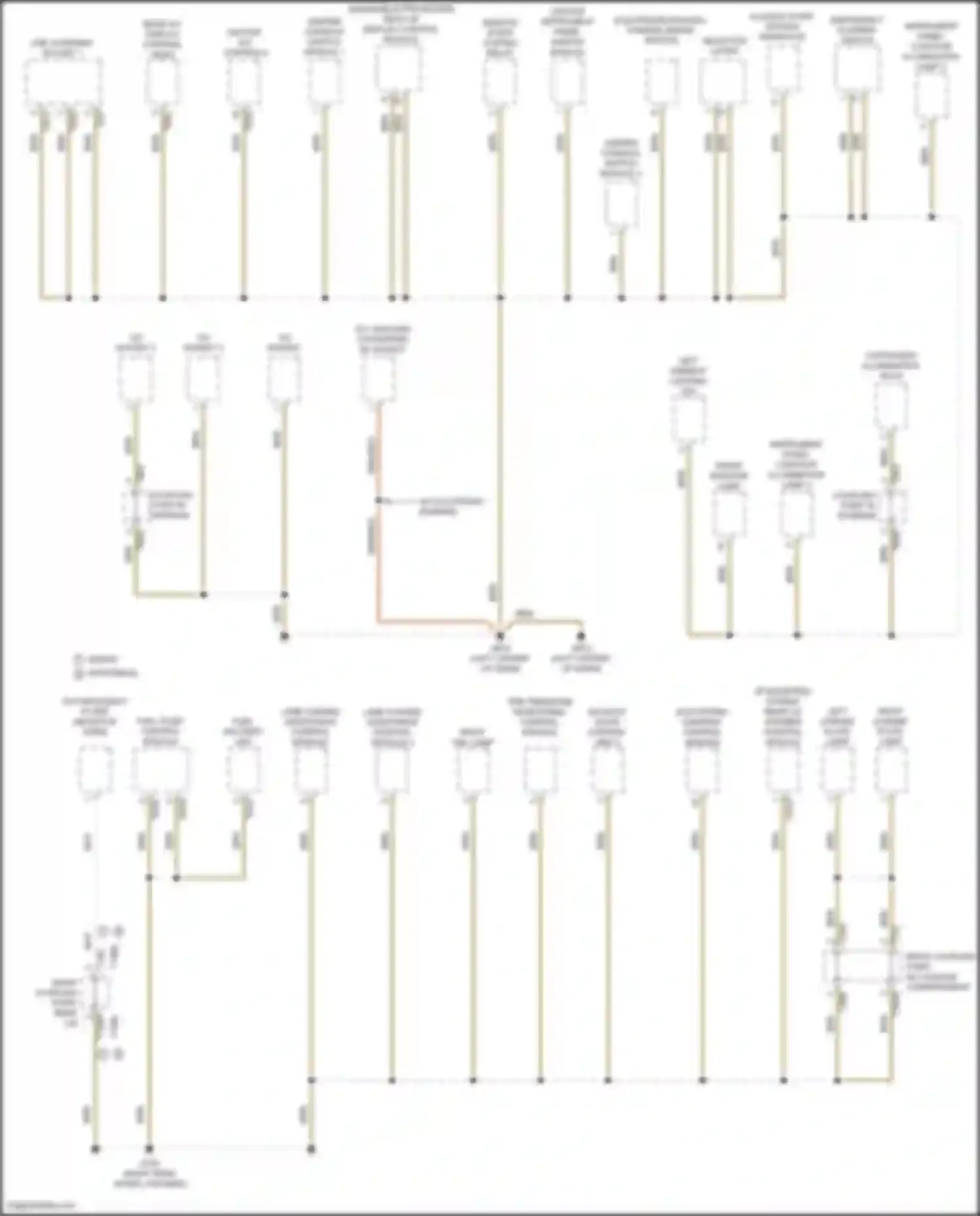 Arteon R Volkswagen I (2020-2024): Ground distribution circuit (4 of 6)