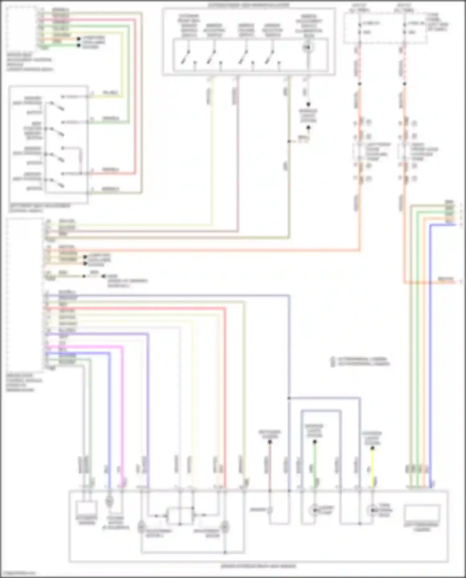 Arteon R Volkswagen I (2020-2024): Memory mirrors circuit (1 of 2)