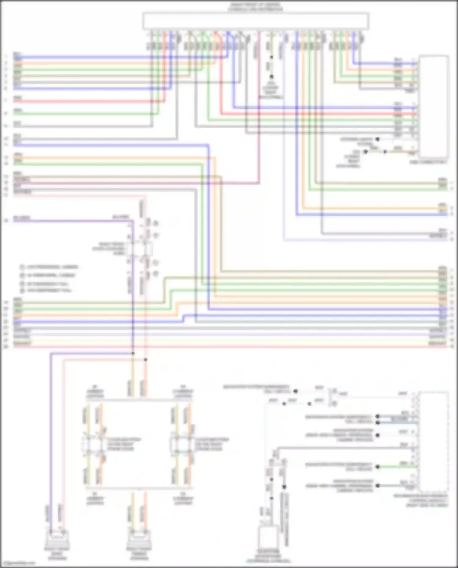 Arteon R Volkswagen I (2020-2024): Navigation circuit, w/o amplifier (3 of 4)