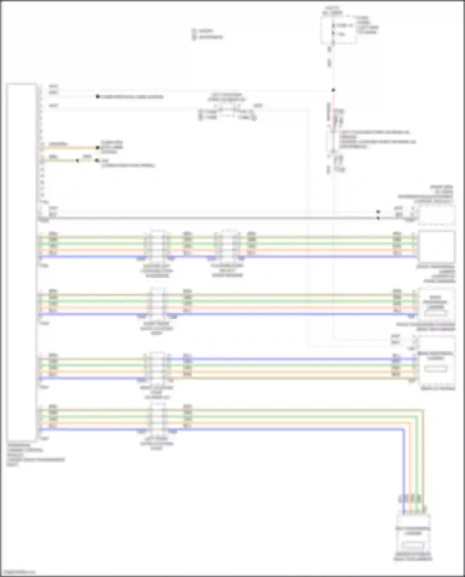 Arteon R Volkswagen I (2020-2024): Peripheral camera circuit