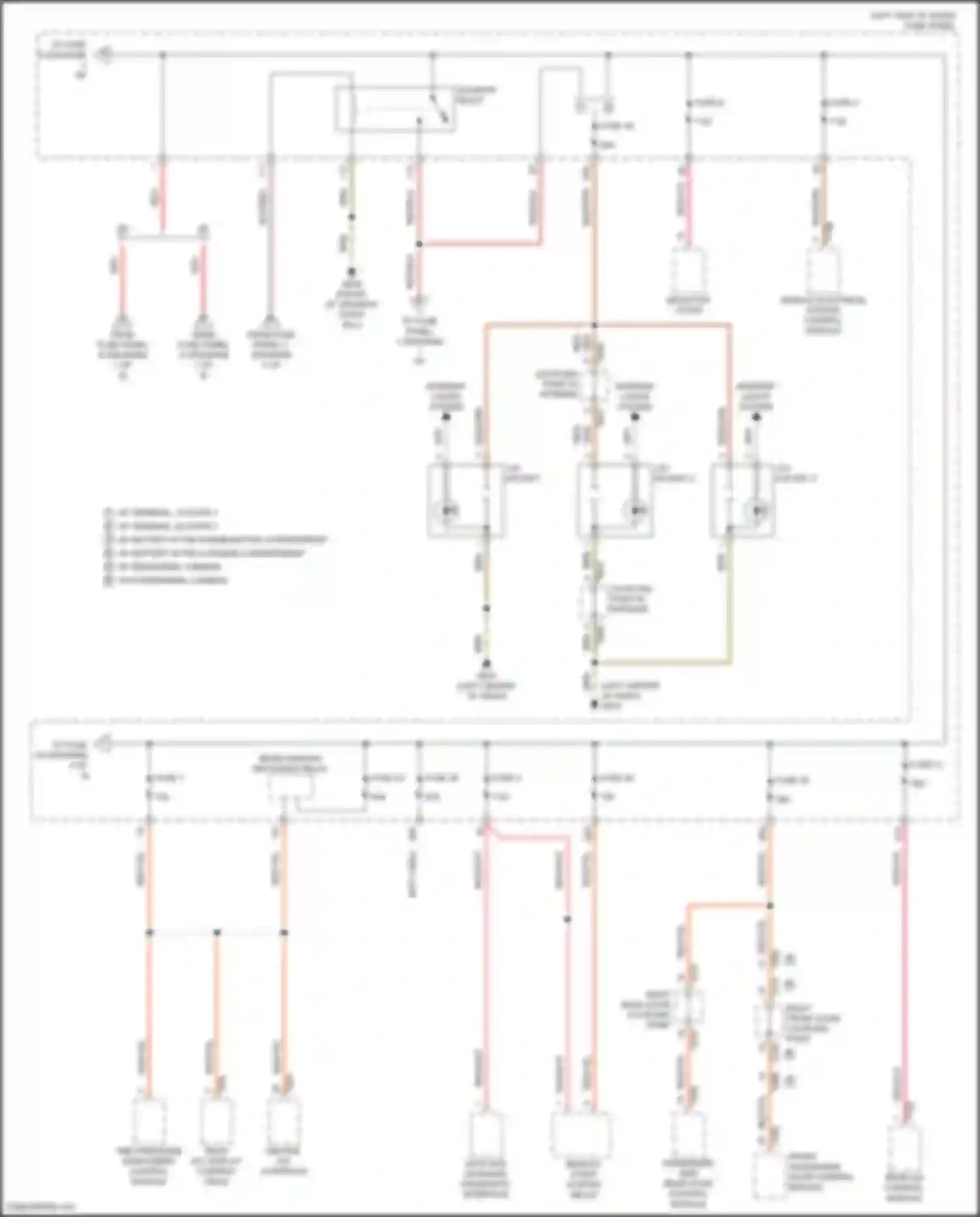 Arteon R Volkswagen I (2020-2024): Power distribution circuit (3 of 6)
