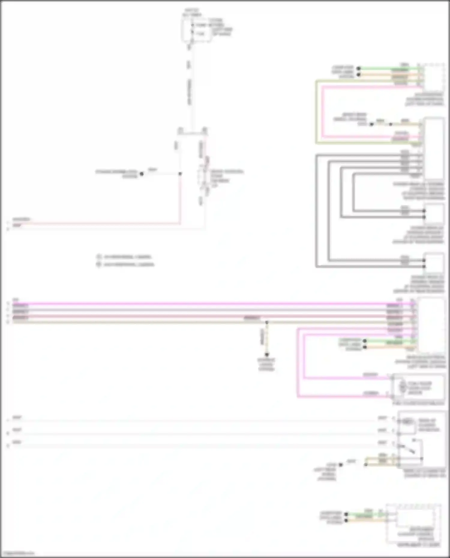 Arteon R Volkswagen I (2020-2024): Trunk & fuel door release circuit (3 of 3)