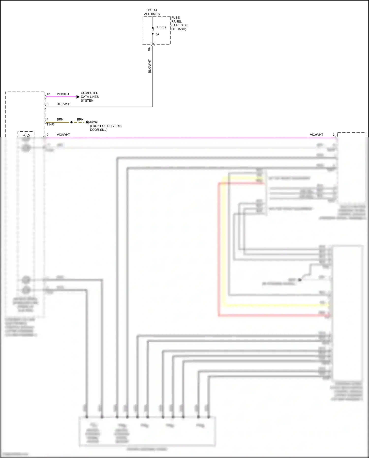 Volkswagen Arteon R I (2020-2024) multi-function steering wheel control module wiring diagram  (3 of 5)
