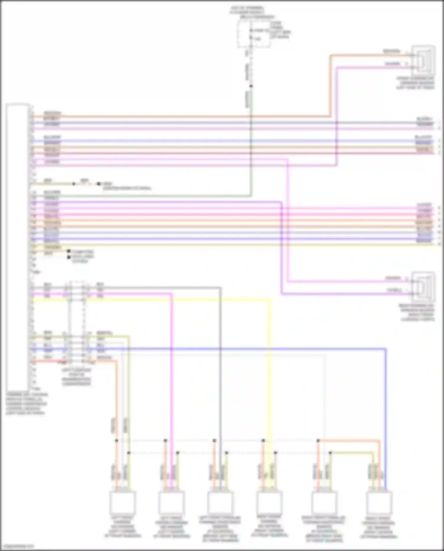 Arteon Volkswagen I facelift (2020-2024): Parking assistant circuit (1 of 2)