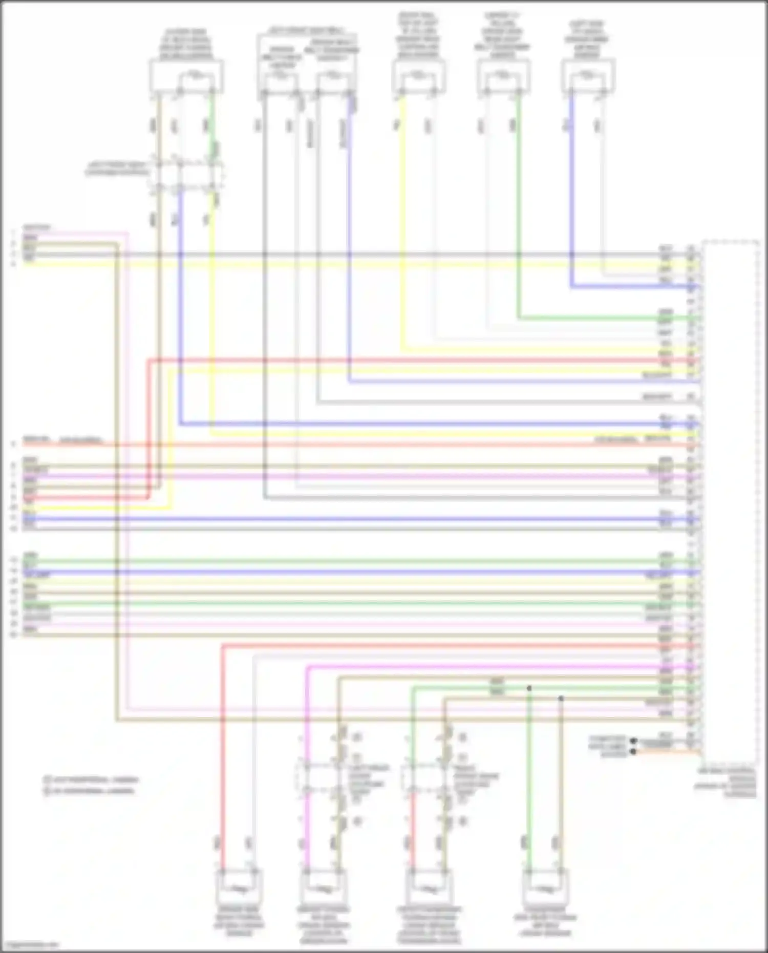 Arteon Volkswagen I facelift (2020-2024): Supplemental restraints circuit (4 of 4)