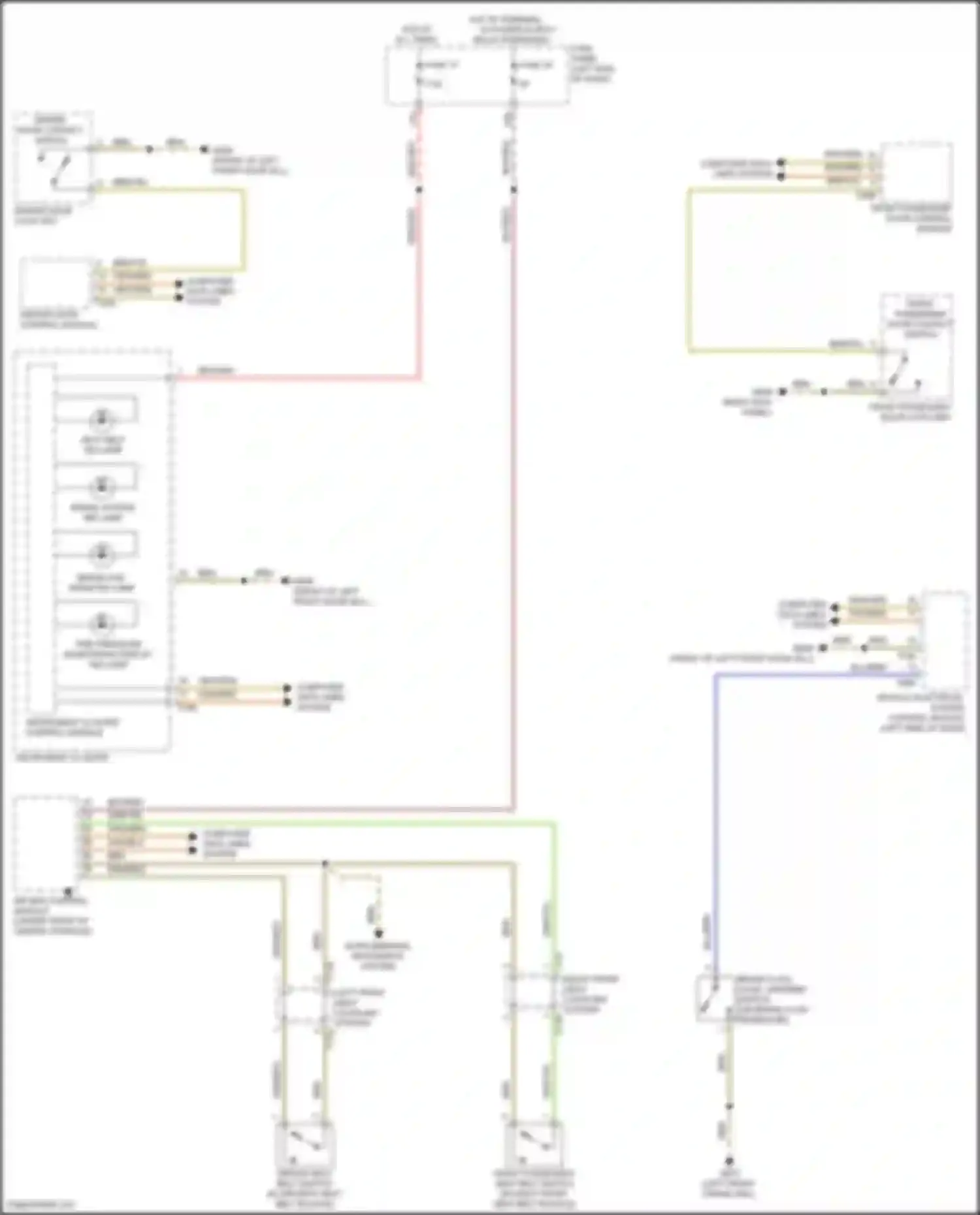 Atlas Cross Sport Volkswagen I (2019-2023): Warning systems circuit