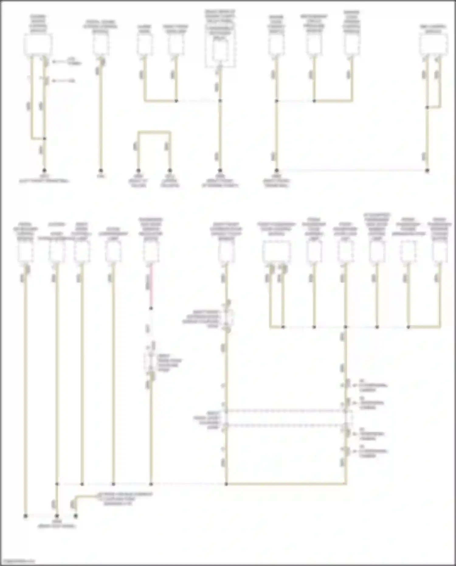 Wiring diagram access/ start system interface for Volkswagen Atlas Cross Sport I (2019-2023) (1 of 1)