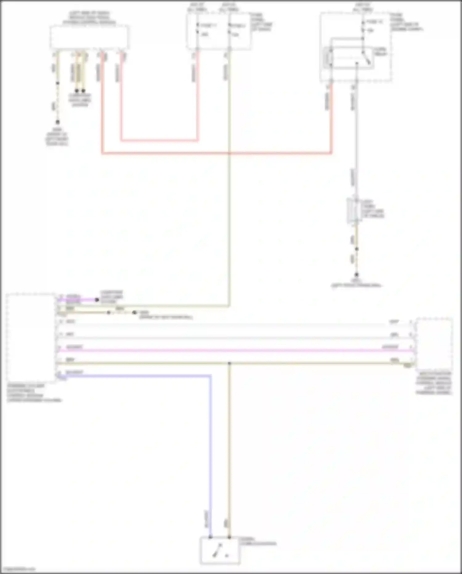 Wiring diagram computer data lines system for Volkswagen Atlas Cross Sport I (2019-2023) (62 of 83)