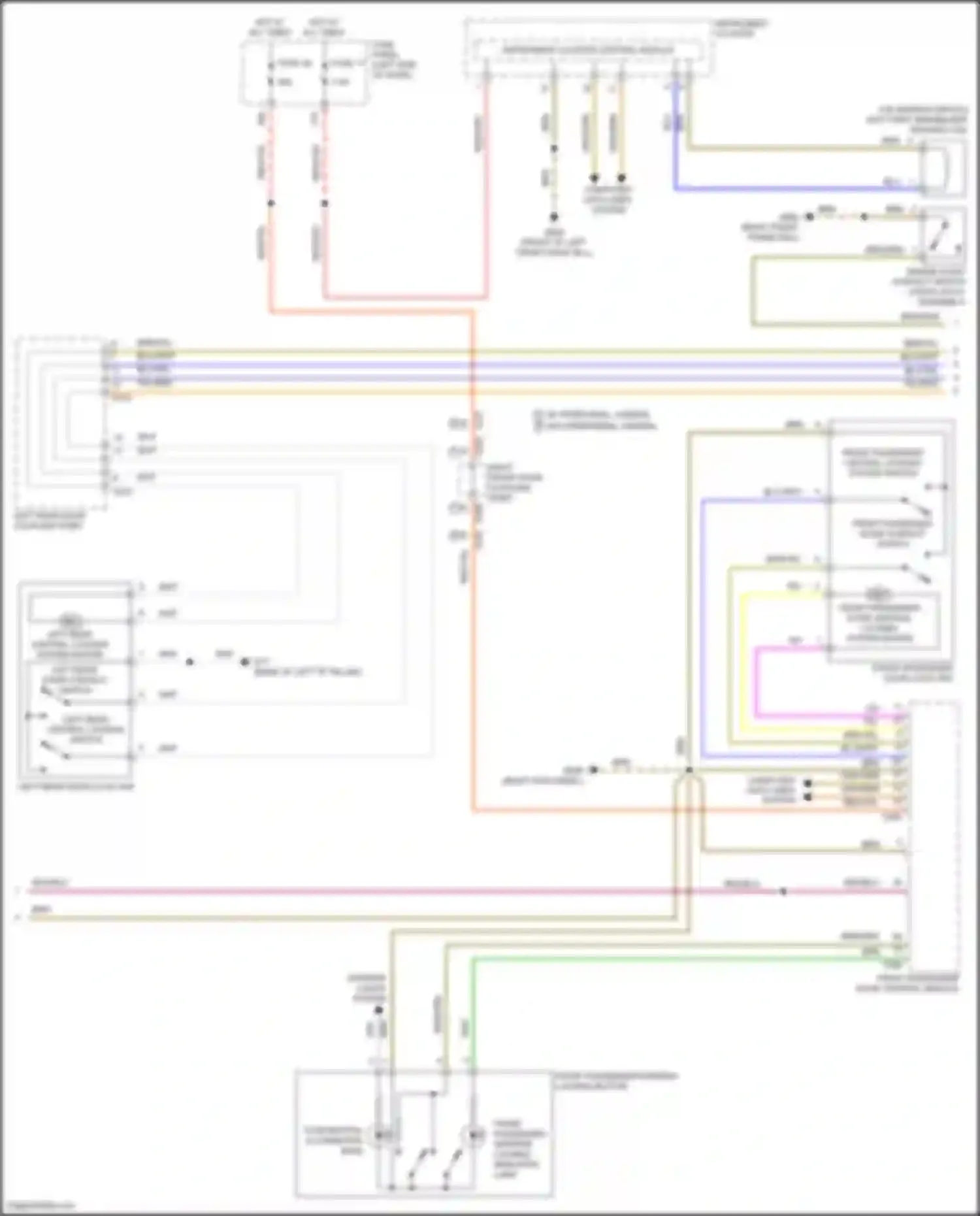 Wiring diagram computer data lines system for Volkswagen Atlas Cross Sport I (2019-2023) (27 of 83)