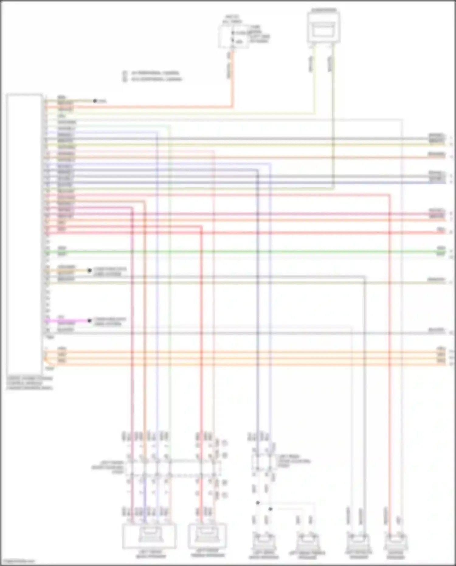 Wiring diagram digital sound system control module for Volkswagen Atlas Cross Sport I (2019-2023) (4 of 8)