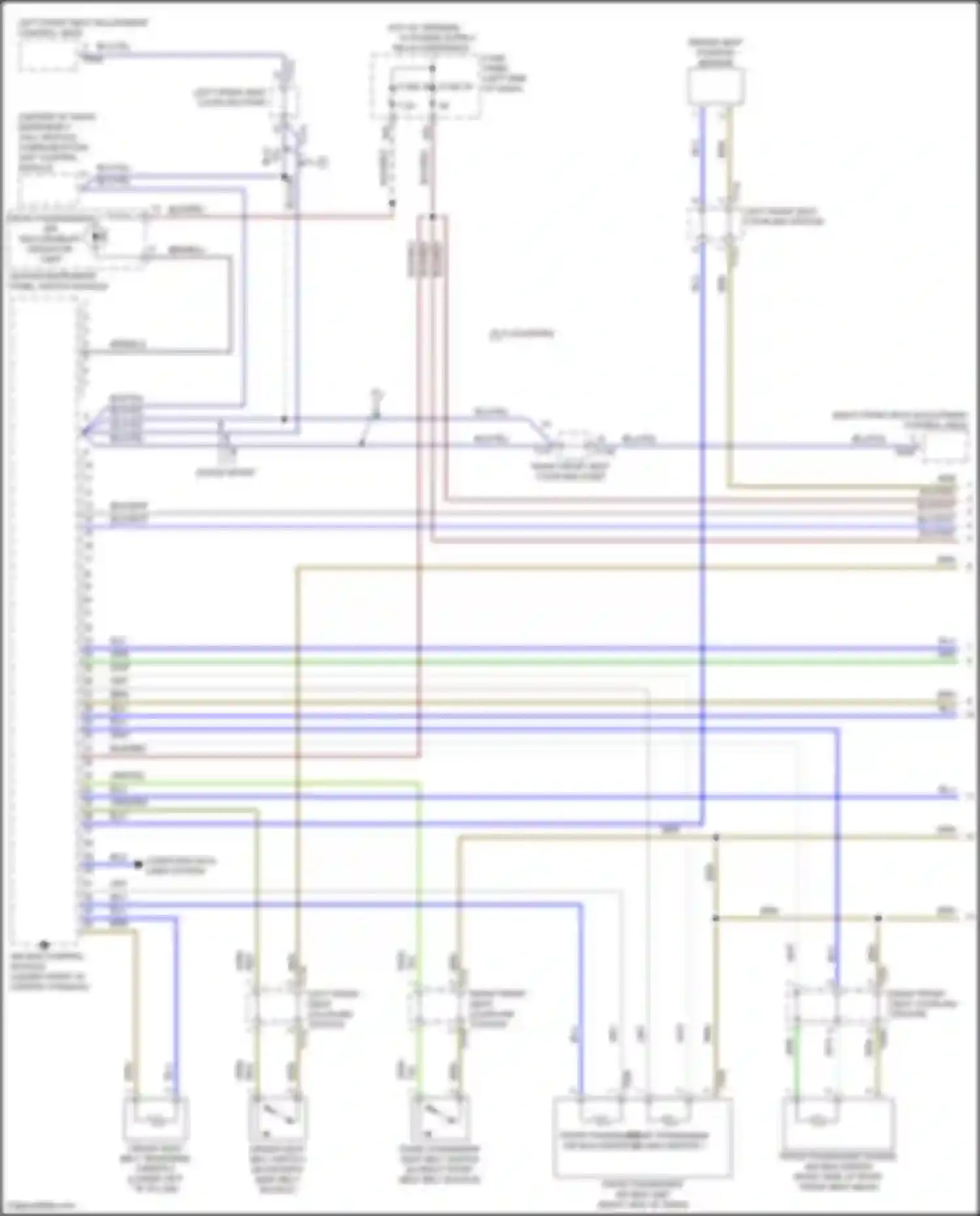 Wiring diagram emergency call module, communication unit control module for Volkswagen Atlas Cross Sport I (2019-2023) (5 of 5)