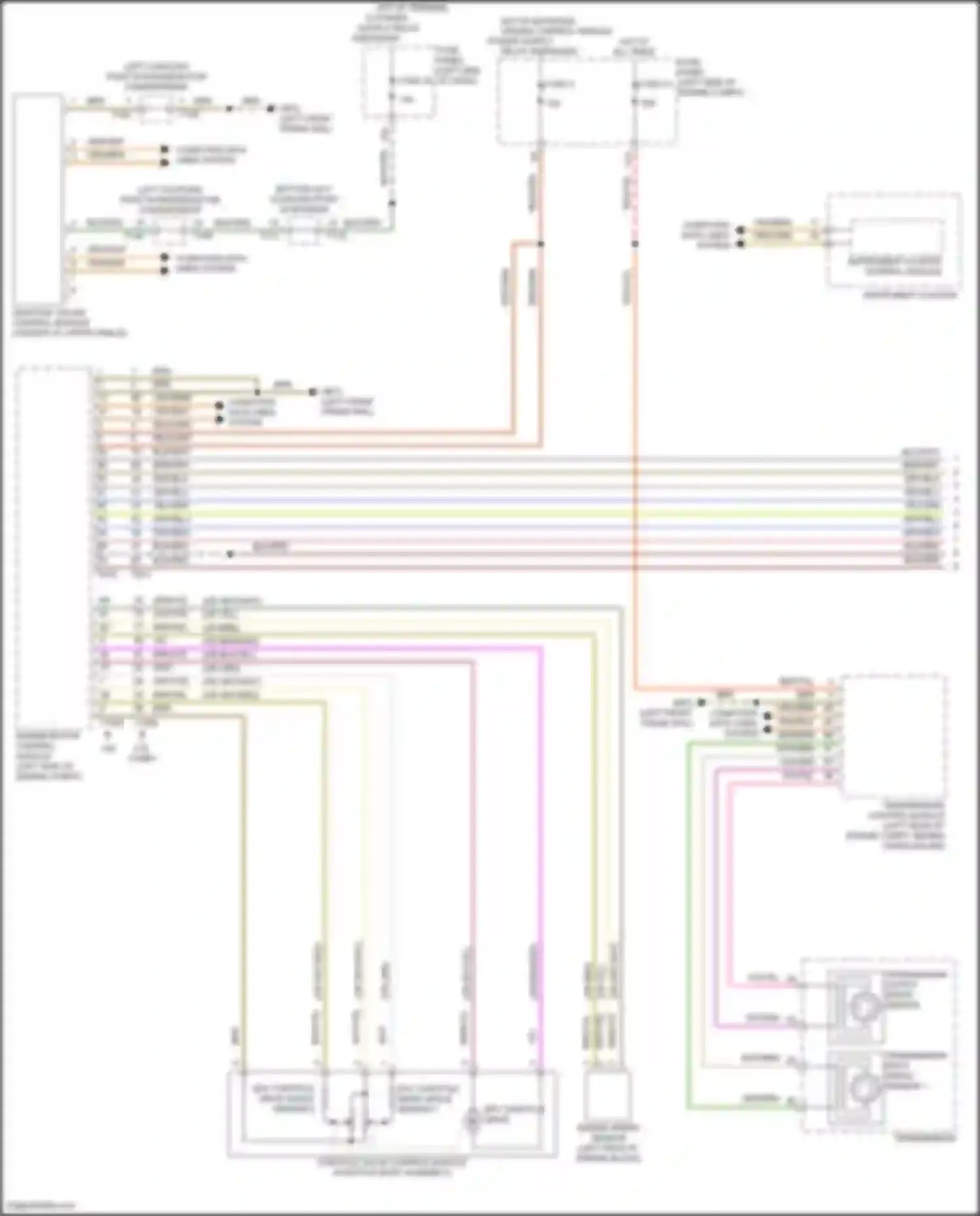 Wiring diagram engine speed sensor for Volkswagen Atlas Cross Sport I (2019-2023) (1 of 3)