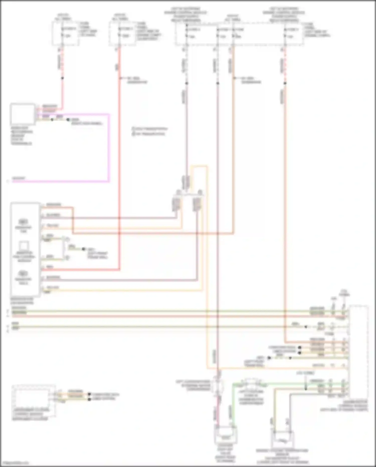 Wiring diagram fuse panel c for Volkswagen Atlas Cross Sport I (2019-2023) (63 of 71)