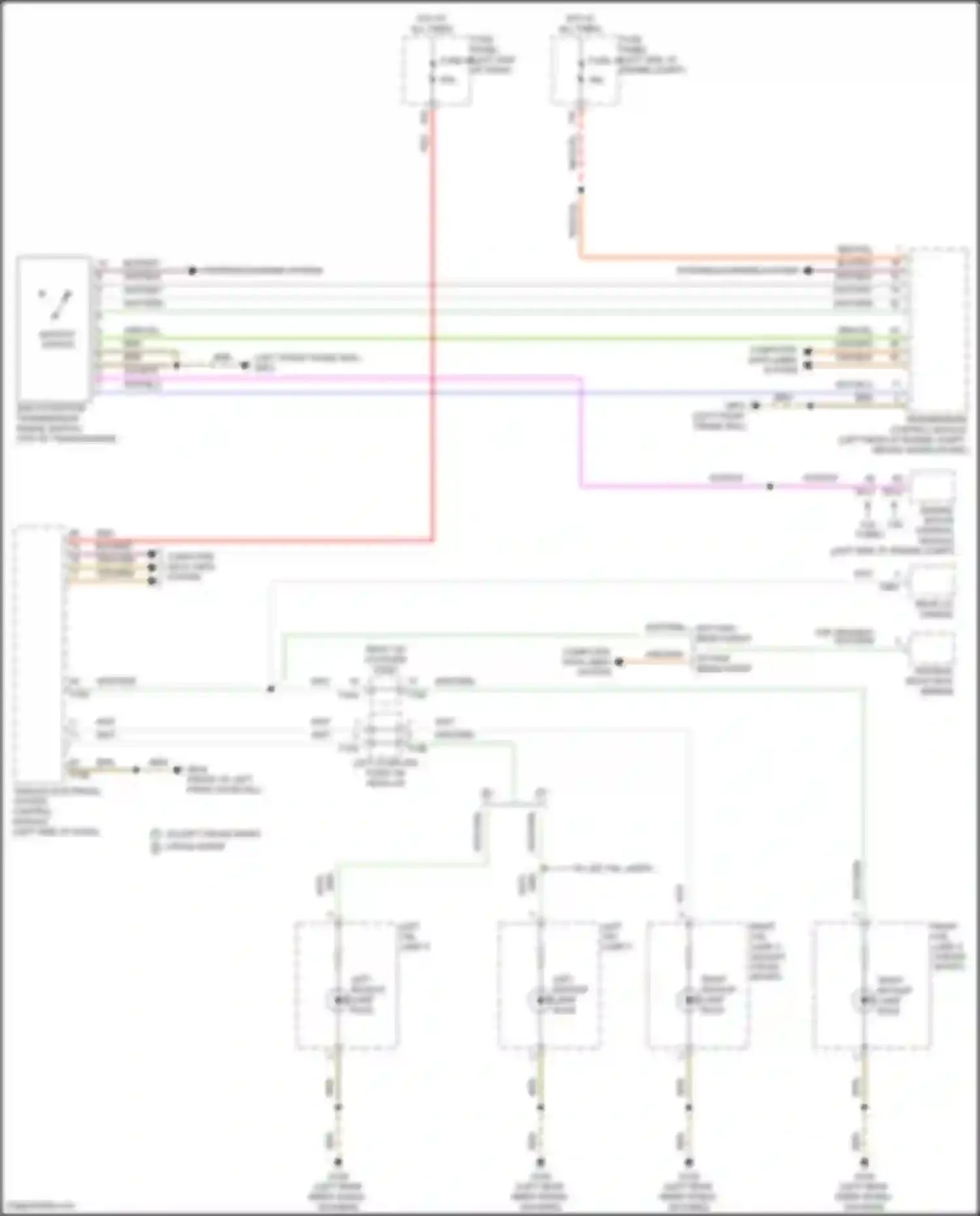 Wiring diagram fuse panel c for Volkswagen Atlas Cross Sport I (2019-2023) (42 of 71)