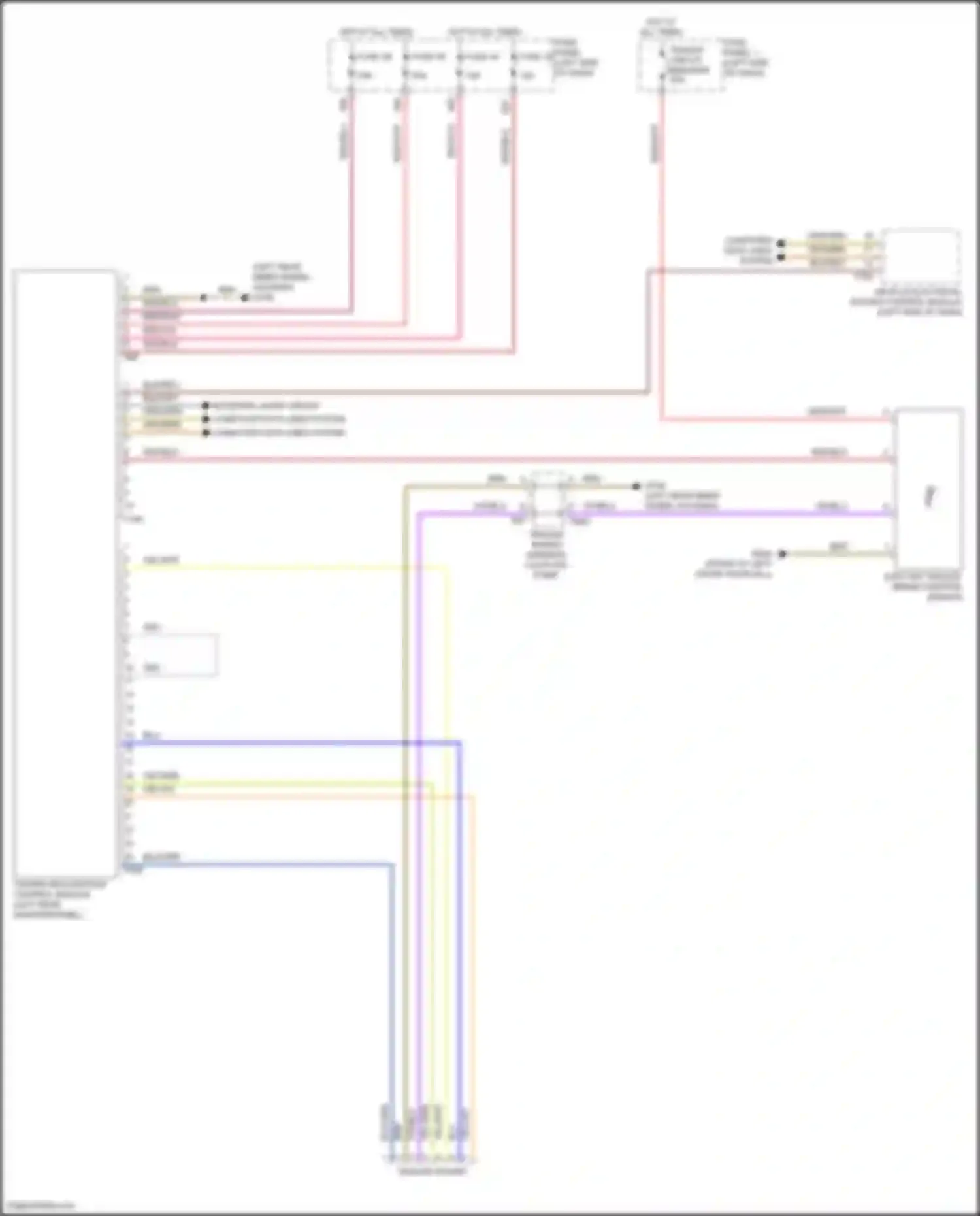 Wiring diagram fuse panel c for Volkswagen Atlas Cross Sport I (2019-2023) (48 of 71)