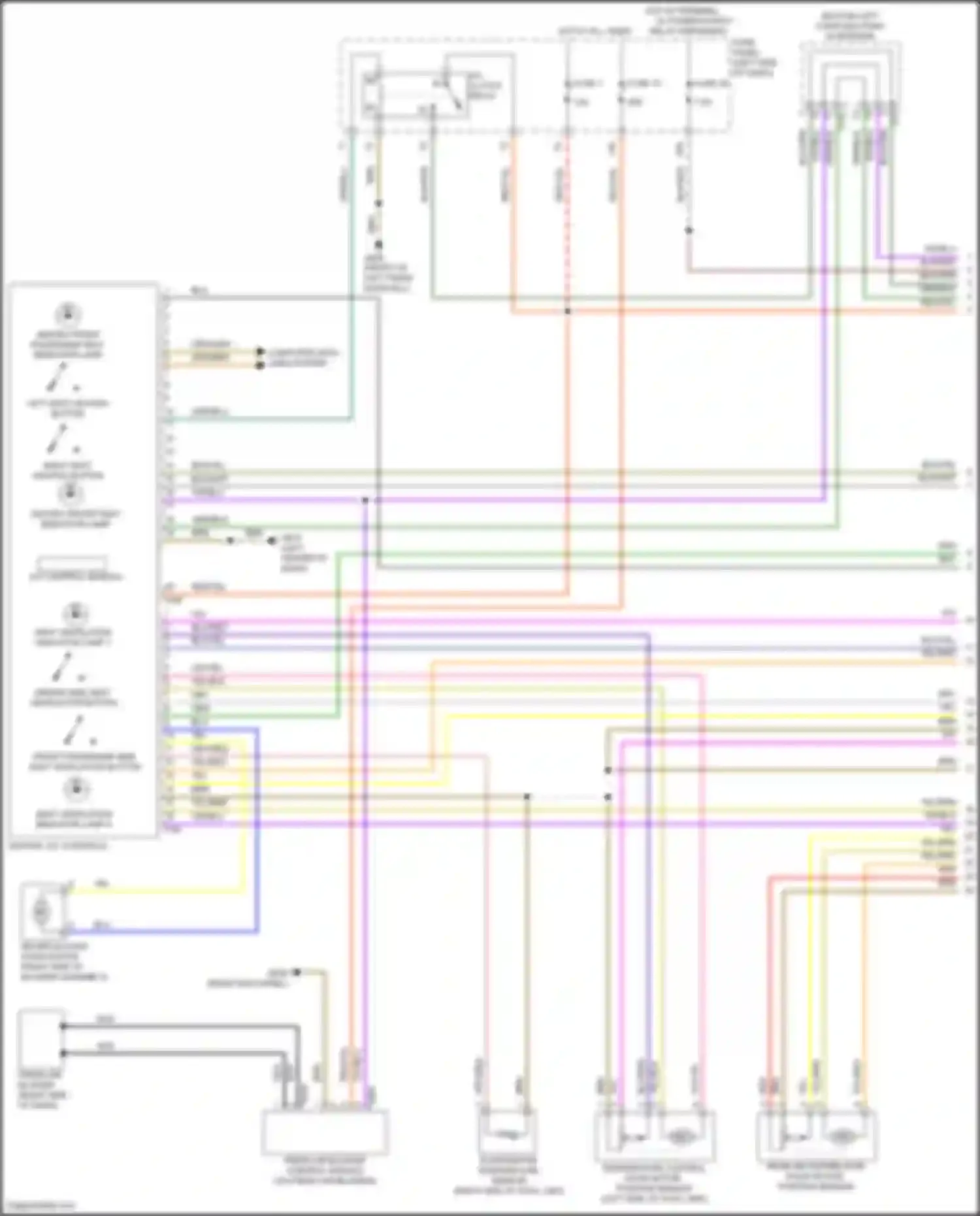 Wiring diagram fuse panel c for Volkswagen Atlas Cross Sport I (2019-2023) (46 of 71)