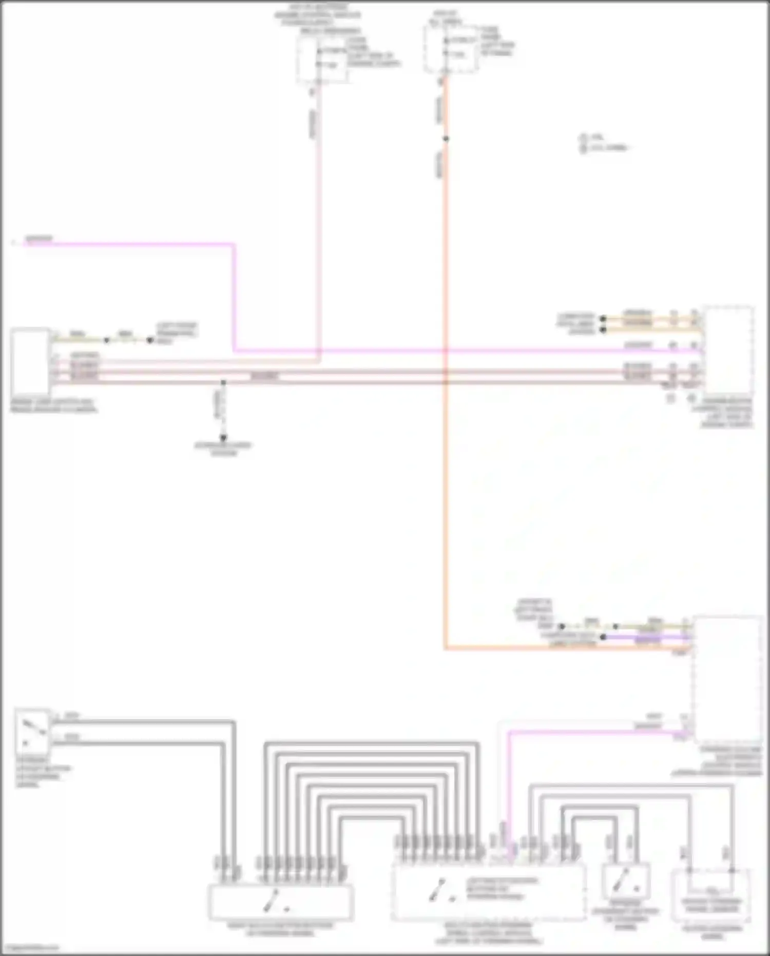 Wiring diagram hot w/ motronic engine control module power supply relay energized for Volkswagen Atlas Cross Sport I (2019-2023) (2 of 9)