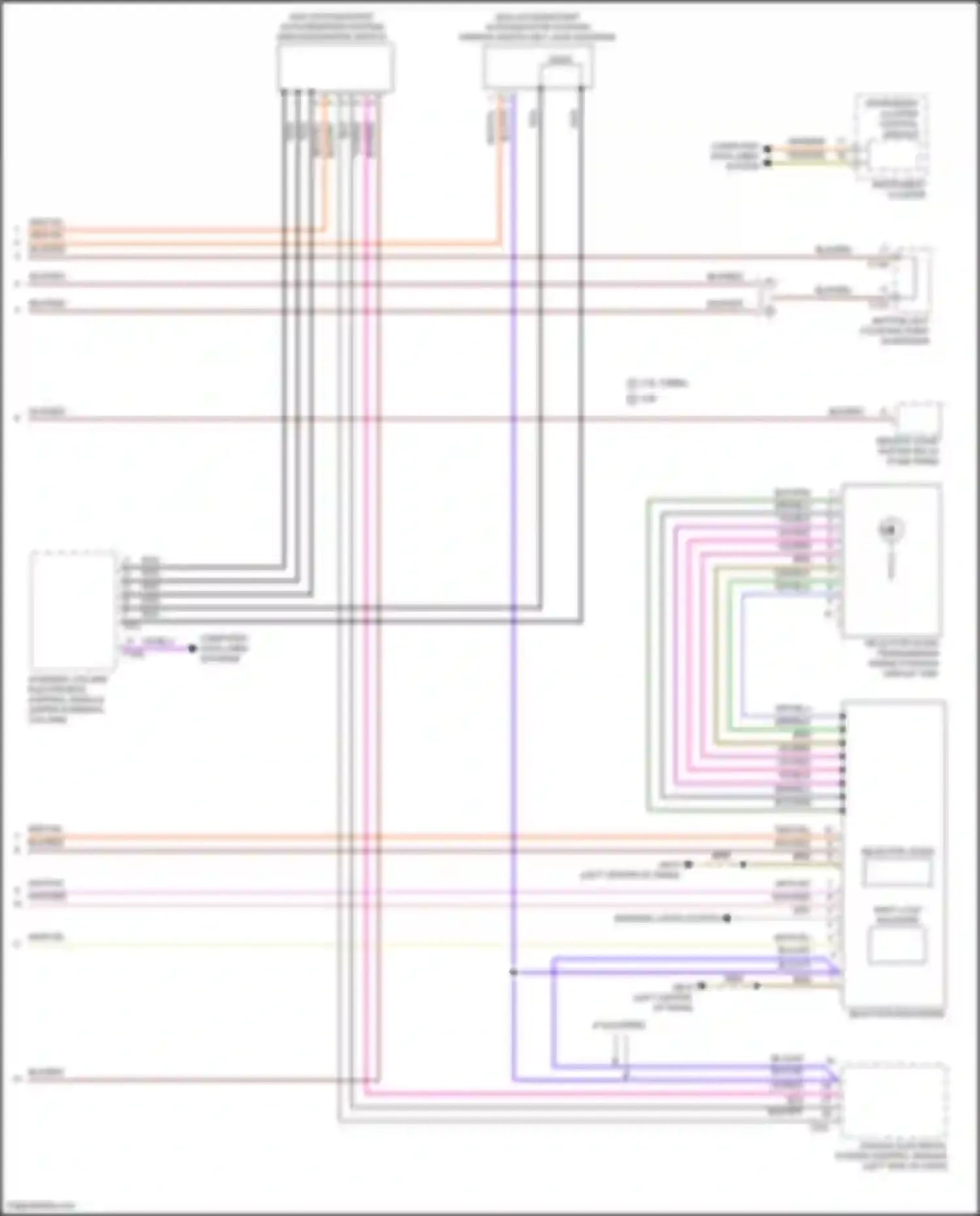 Wiring diagram instrument cluster control module for Volkswagen Atlas Cross Sport I (2019-2023) (8 of 15)