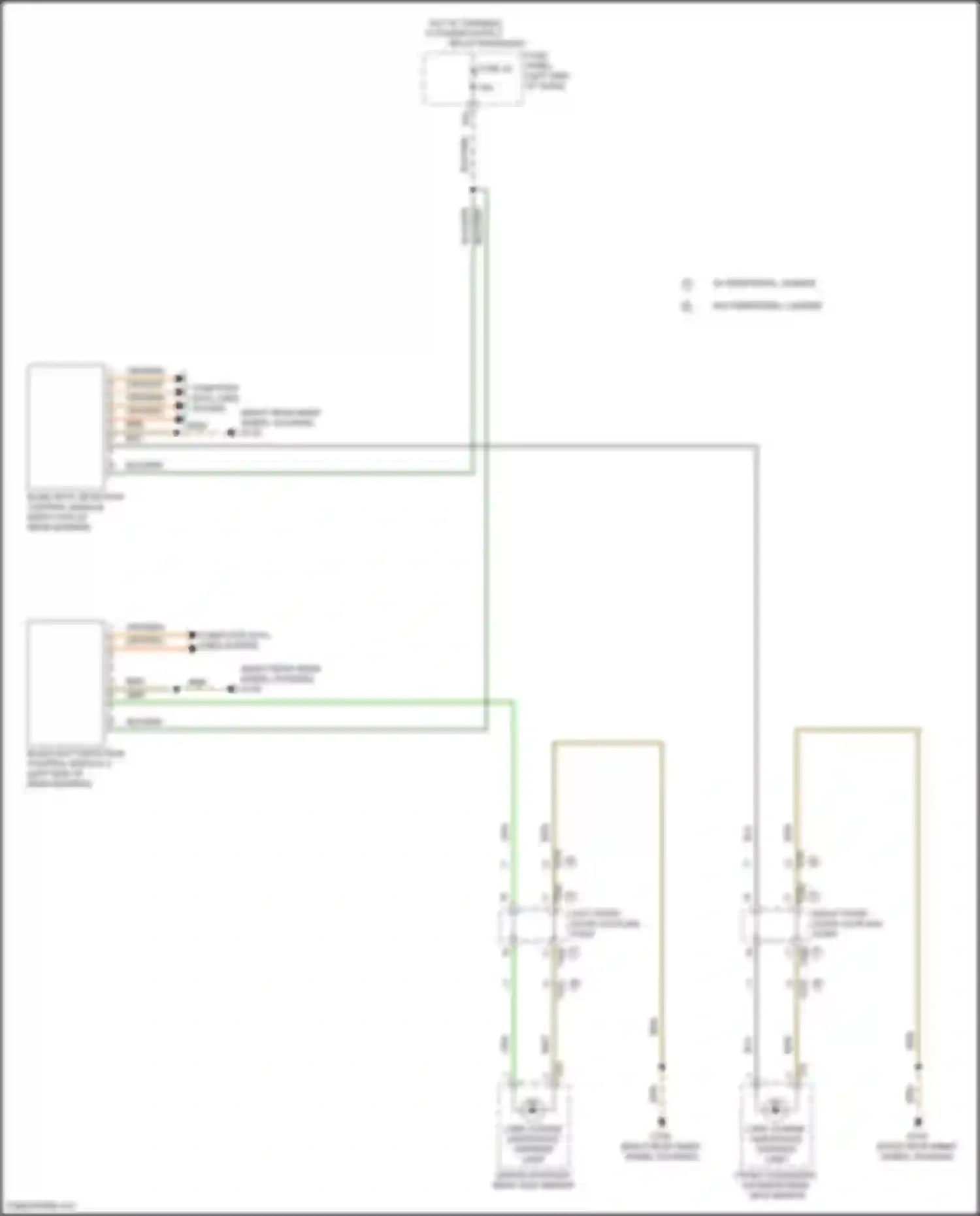 Wiring diagram left front door coupling point for Volkswagen Atlas Cross Sport I (2019-2023) (1 of 21)