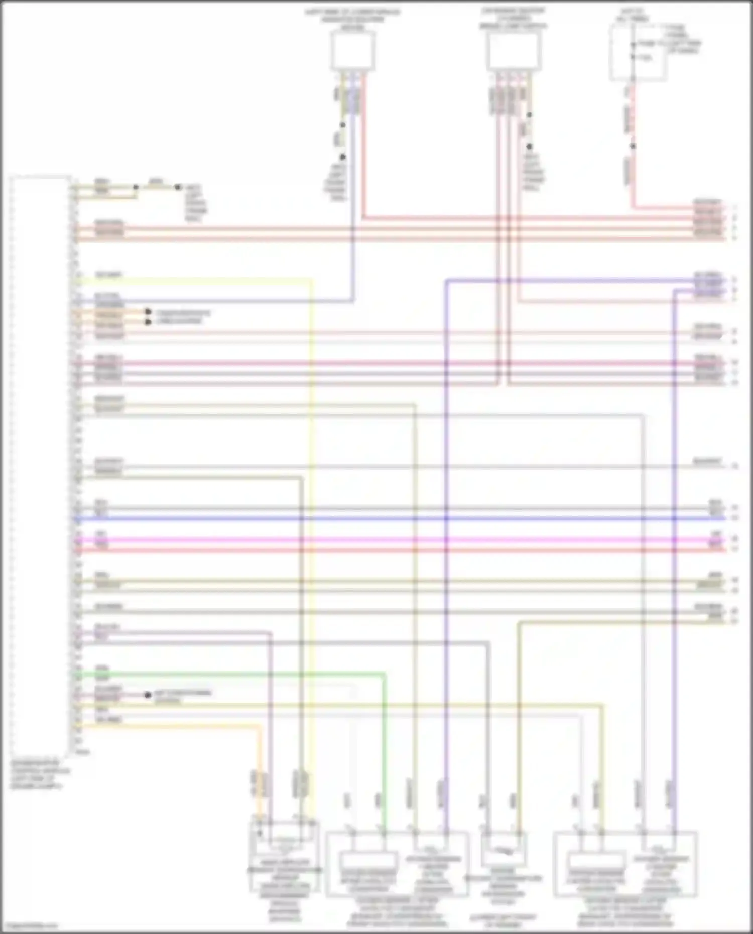Wiring diagram mass airflow sensor temperature sensor mass airflow measurement module for Volkswagen Atlas Cross Sport I (2019-2023) (1 of 1)