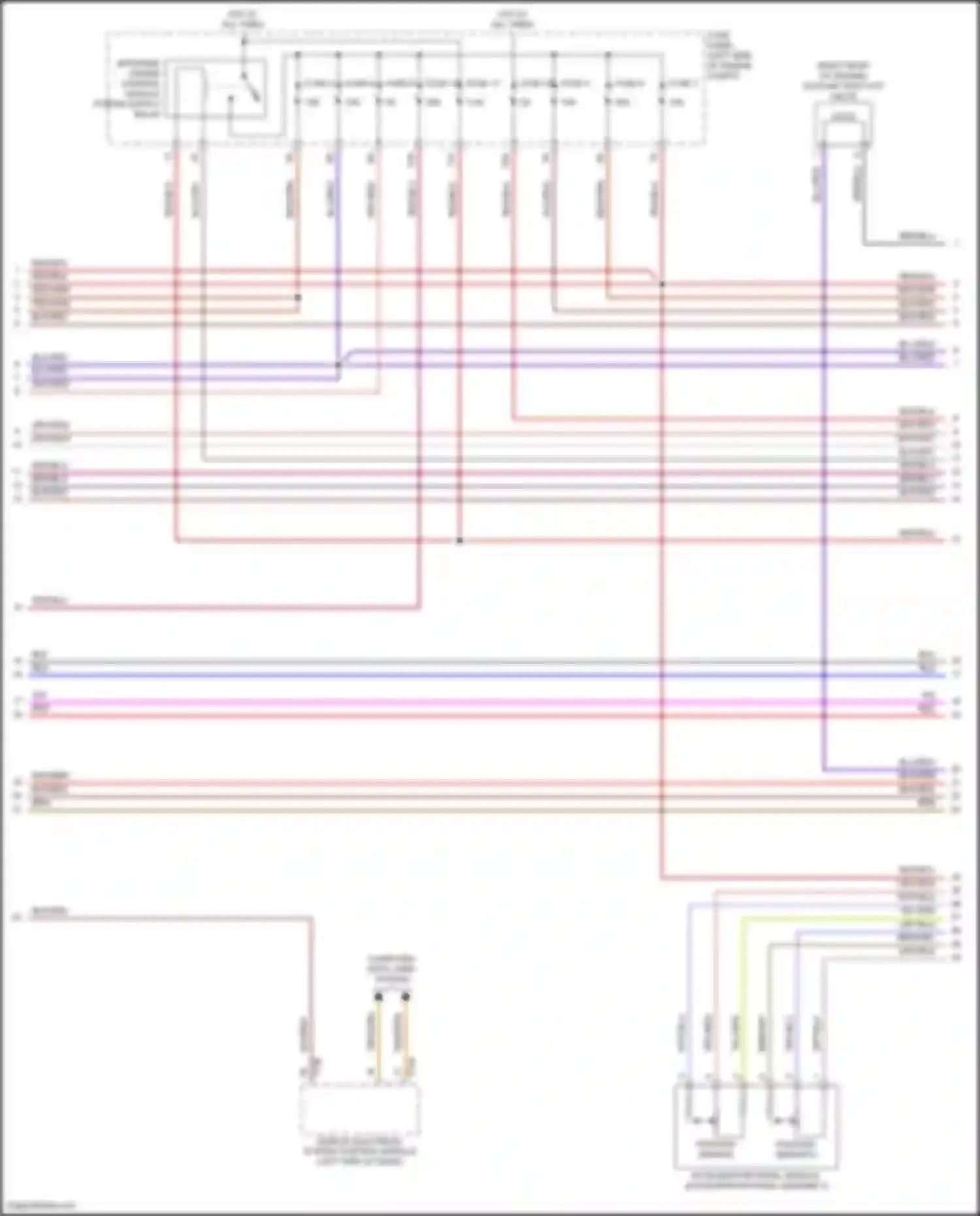 Wiring diagram position sensor for Volkswagen Atlas Cross Sport I (2019-2023) (2 of 2)