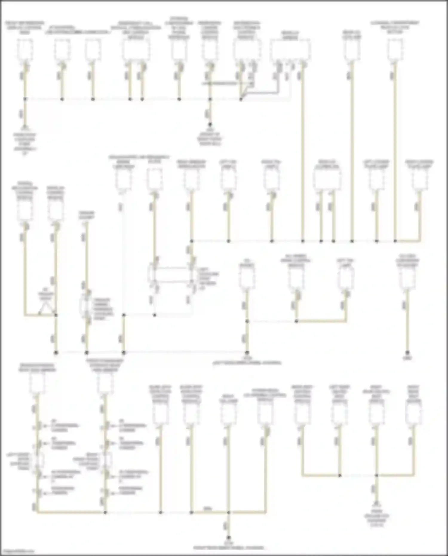 Wiring diagram power rear lid opening control module for Volkswagen Atlas Cross Sport I (2019-2023) (3 of 4)
