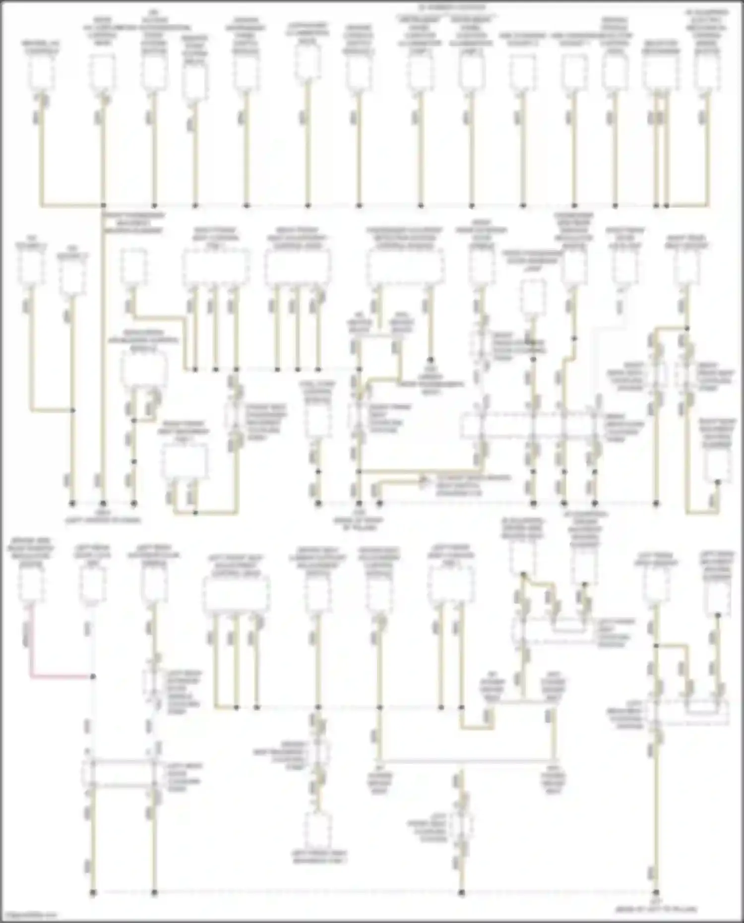 Wiring diagram right front seat backrest fan 1 for Volkswagen Atlas Cross Sport I (2019-2023) (2 of 4)