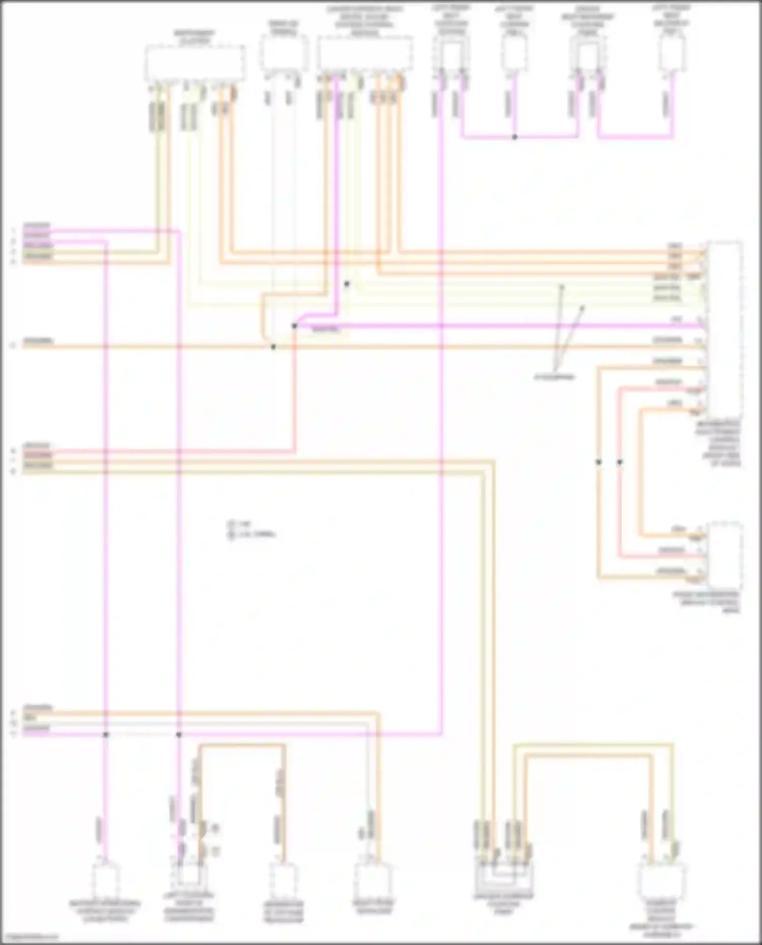 Wiring diagram sunroof control module for Volkswagen Atlas Cross Sport I (2019-2023) (1 of 4)