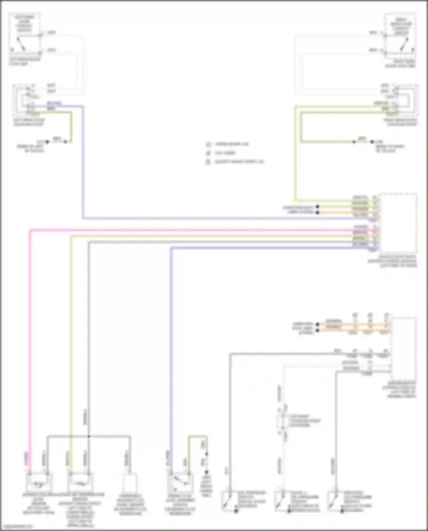 Wiring diagram top right coupling point on engine for Volkswagen Atlas Cross Sport I (2019-2023) (1 of 3)
