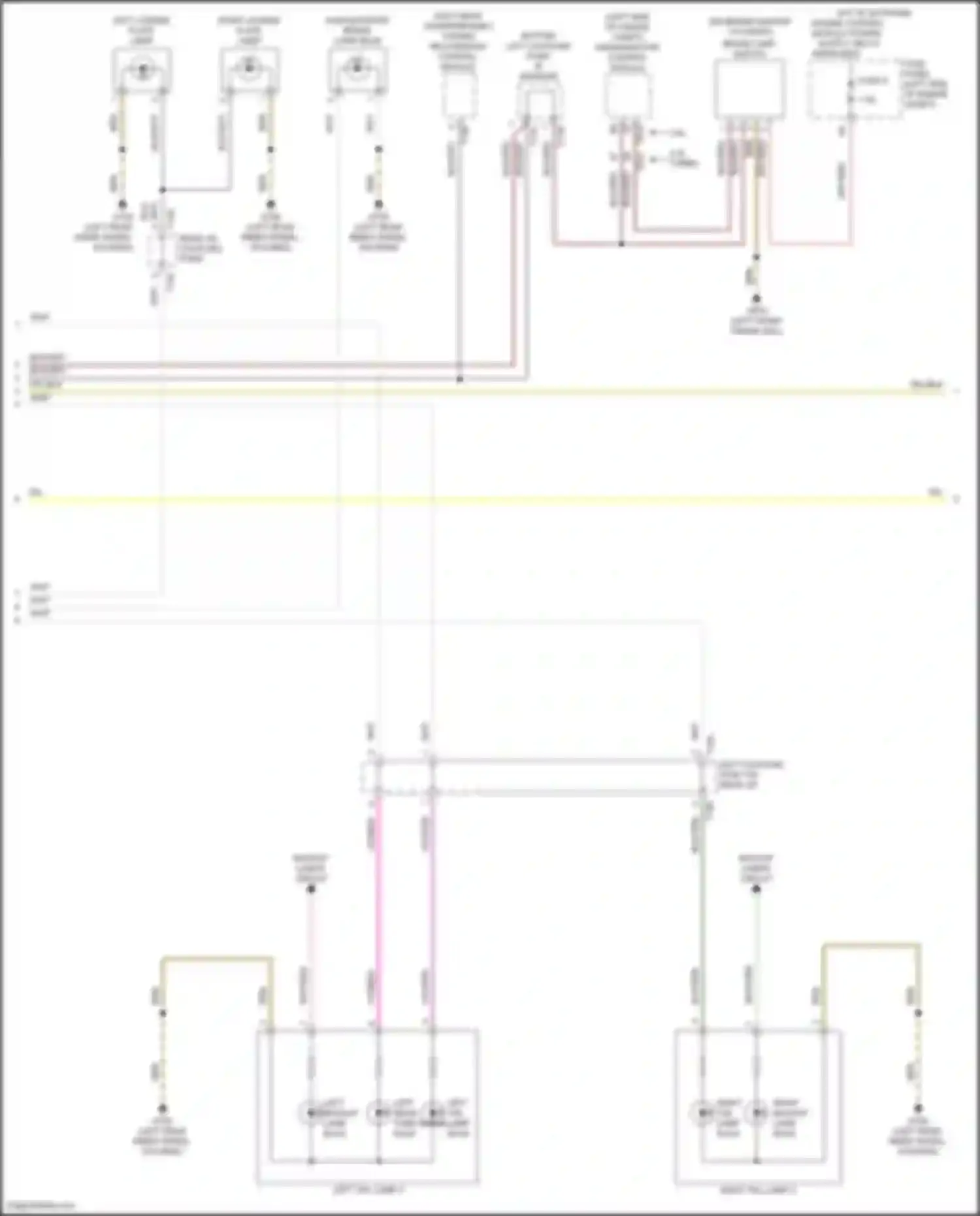Wiring diagram towing recognition control module for Volkswagen Atlas Cross Sport I (2019-2023) (2 of 6)