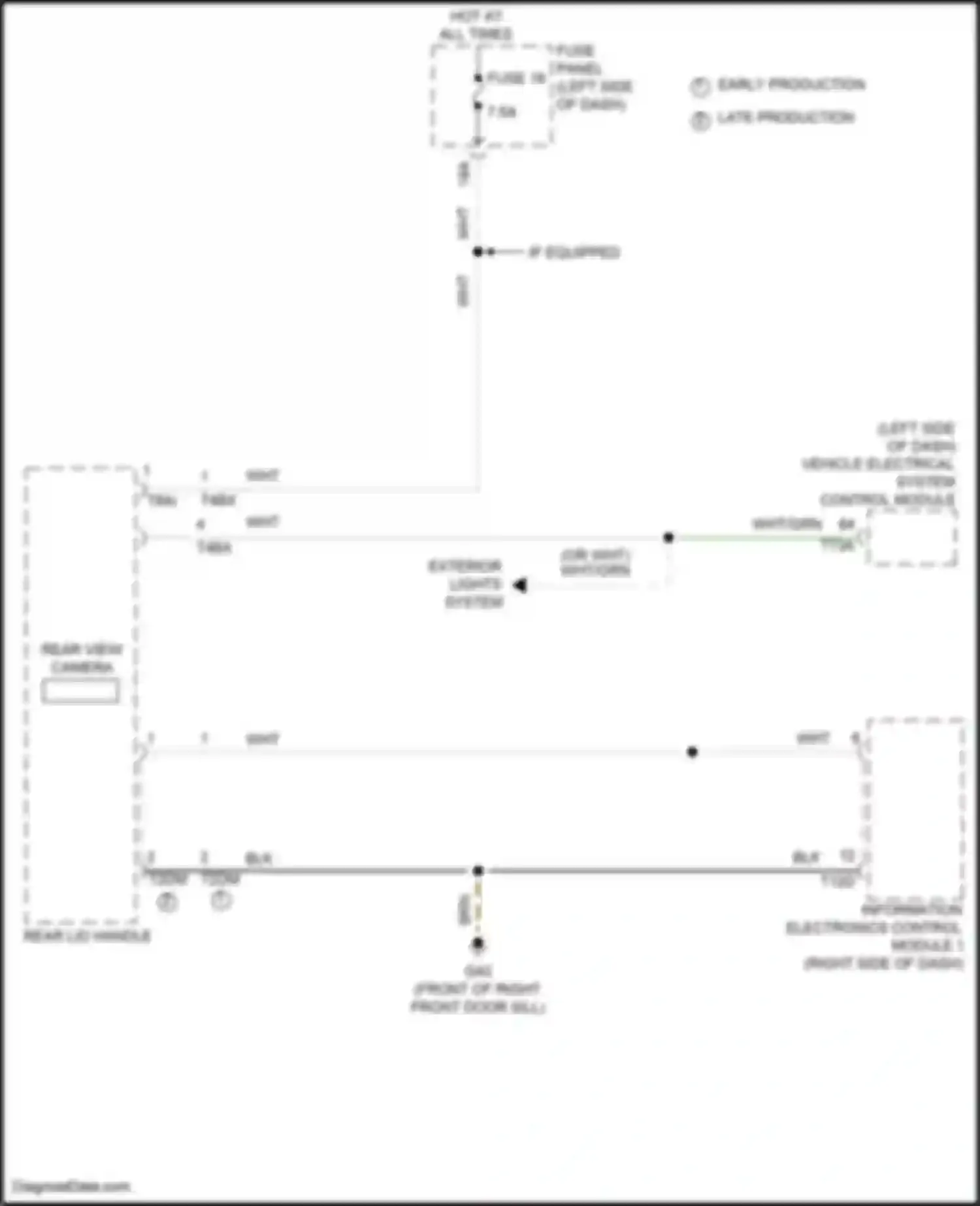 Wiring diagram vehicle electrical system control module for Volkswagen Atlas Cross Sport I (2019-2023) (19 of 44)