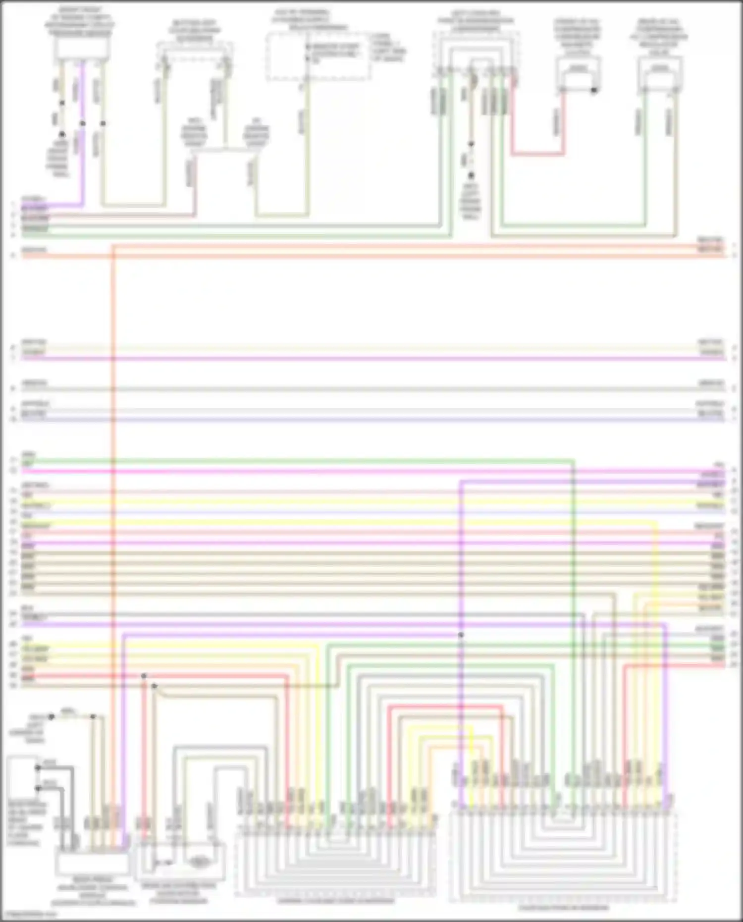 Wiring diagram w/ engine remote start for Volkswagen Atlas Cross Sport I (2019-2023) (2 of 10)