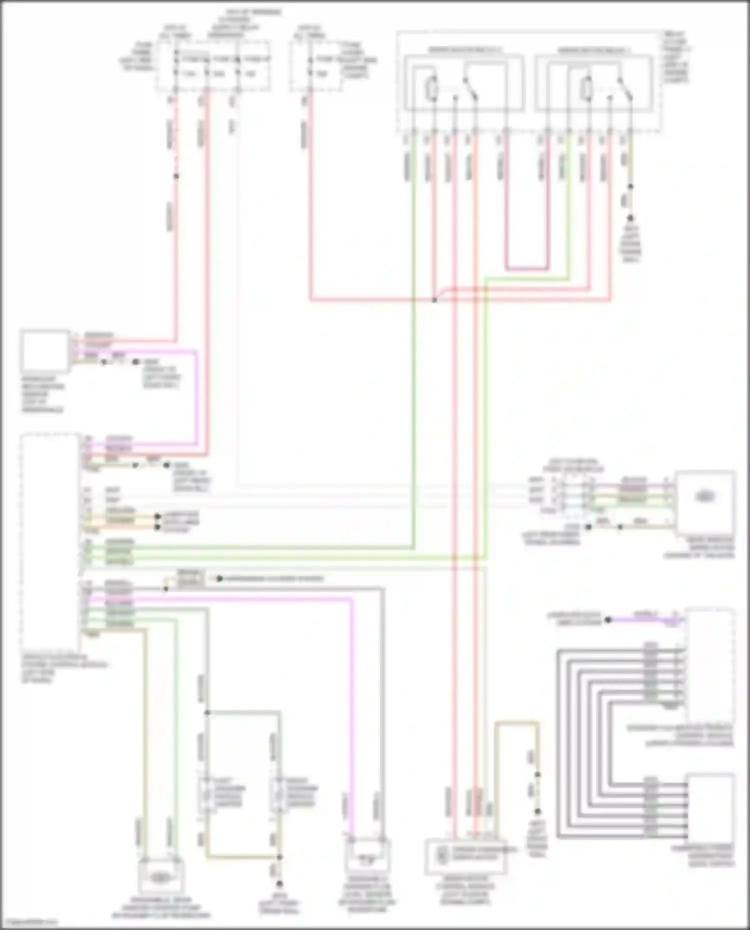 Wiring diagram windshield washer fluid level sensor for Volkswagen Atlas Cross Sport I (2019-2023) (5 of 5)