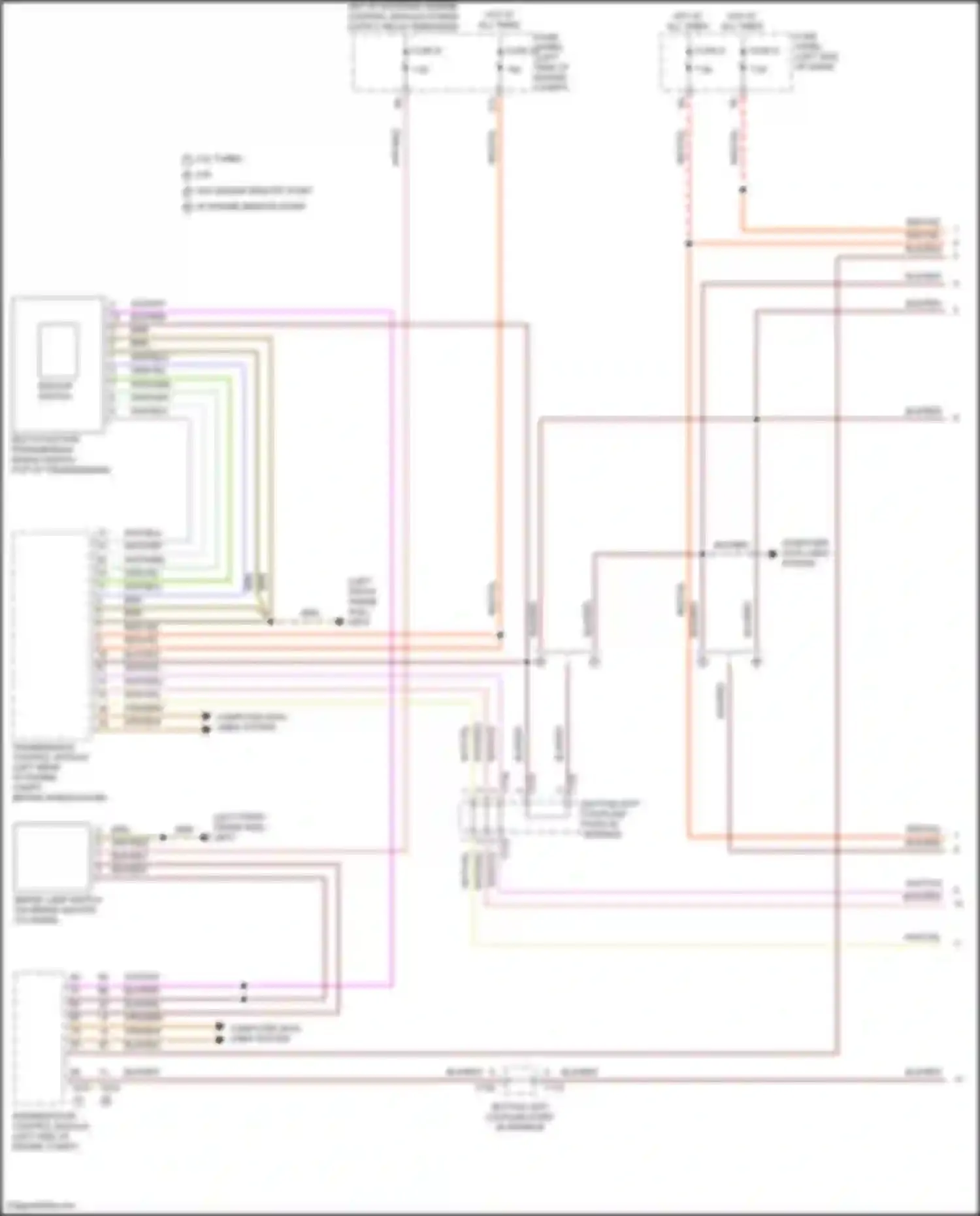 Wiring diagram w/o engine remote start for Volkswagen Atlas Cross Sport I (2019-2023) (7 of 9)