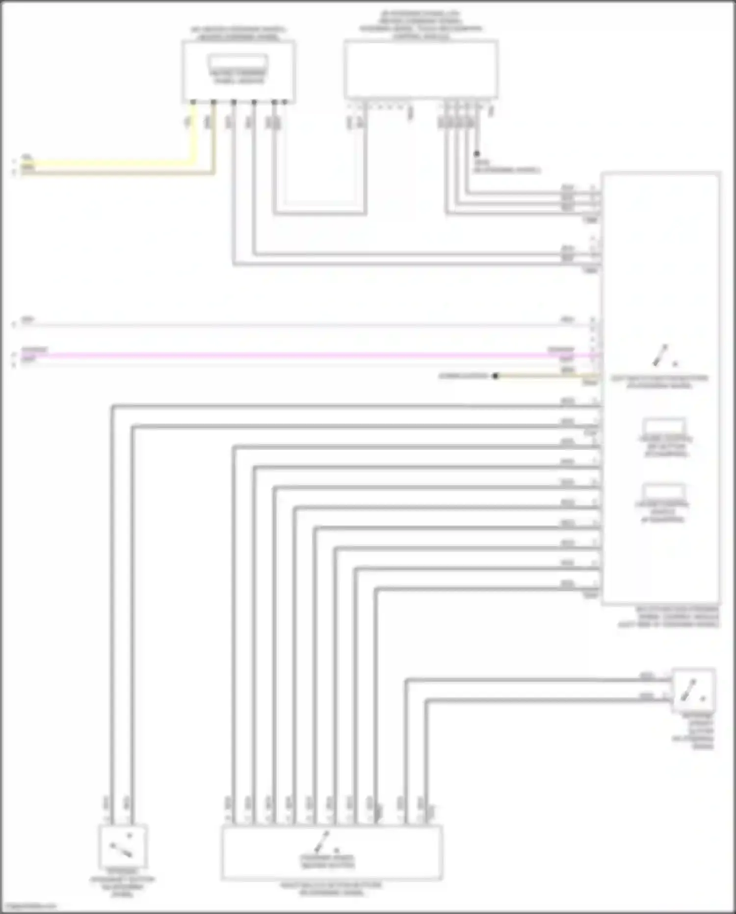 Atlas Volkswagen I facelift 2 (2023-2024): Steering column electronic systems control module circuit (2 of 2)