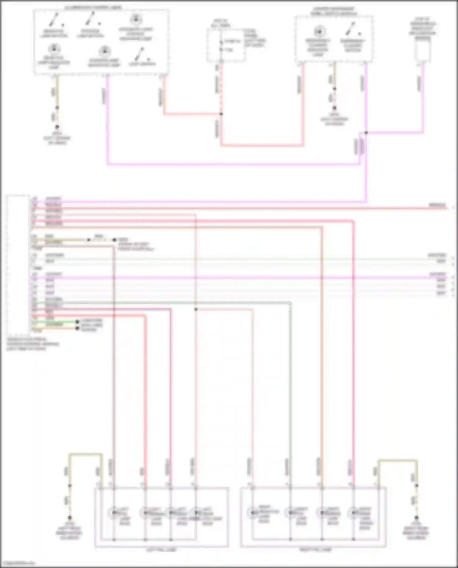 Atlas Volkswagen I facelift 2 (2023-2024): Exterior lamps circuit (1 of 3)