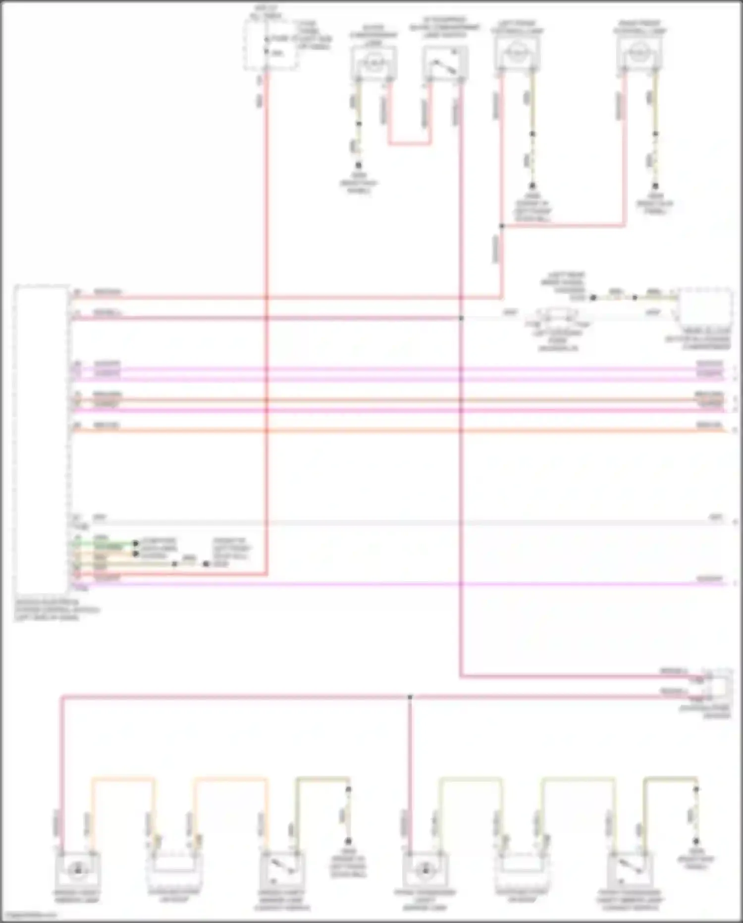 Atlas Volkswagen I facelift 2 (2023-2024): Courtesy lamps circuit (1 of 5)