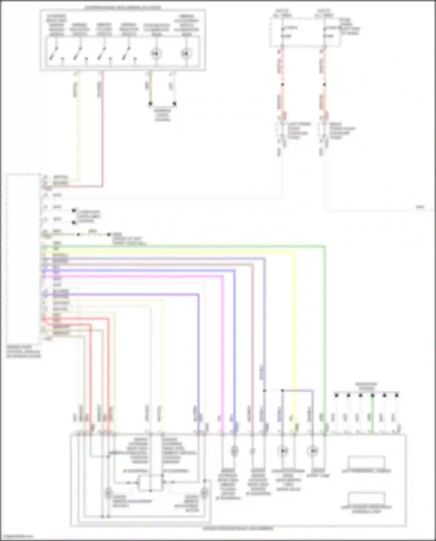 Atlas Volkswagen I facelift 2 (2023-2024): Memory mirrors circuit (1 of 2)