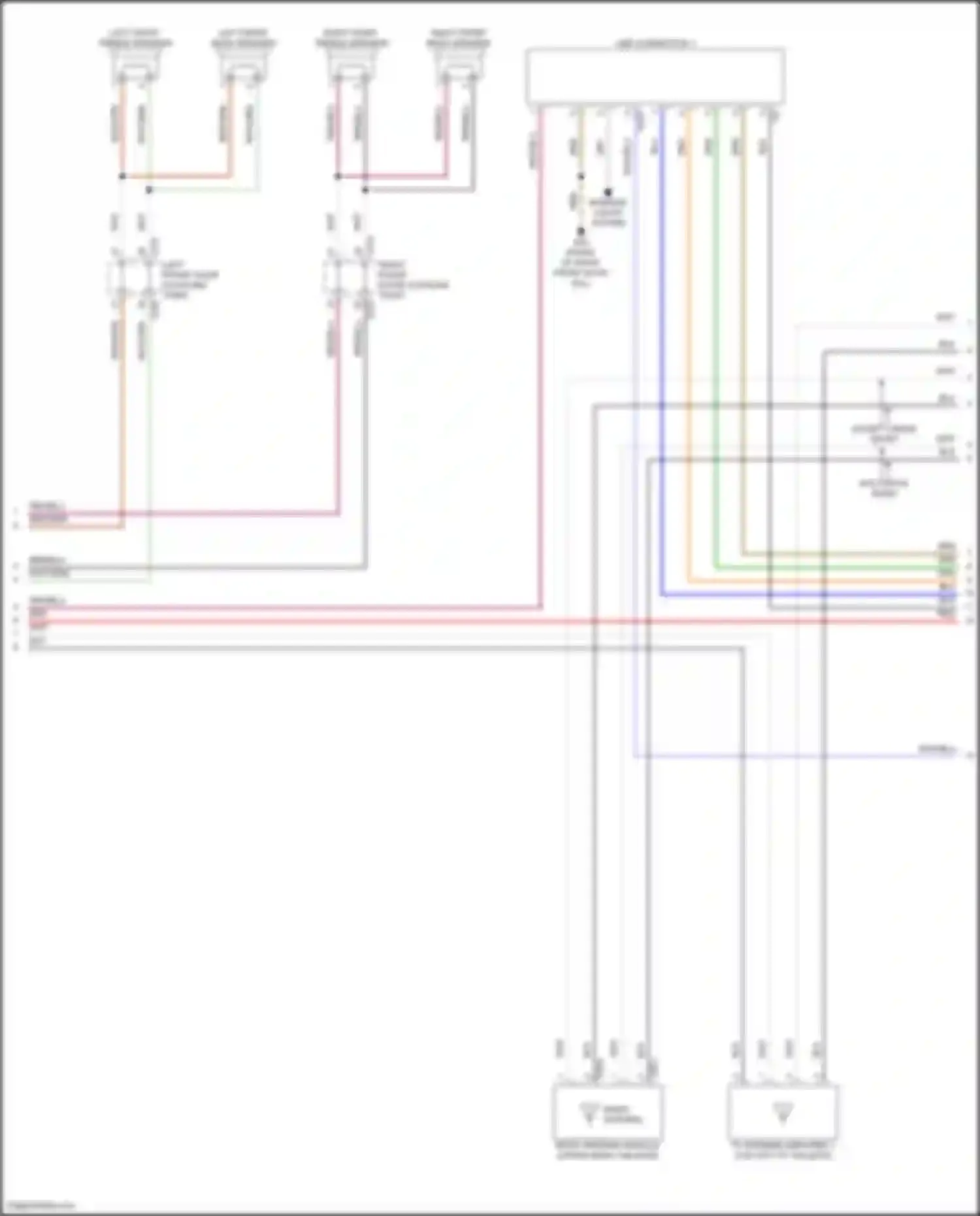 Atlas Volkswagen I facelift 2 (2023-2024): Navigation circuit, w/o amplifier (2 of 3)