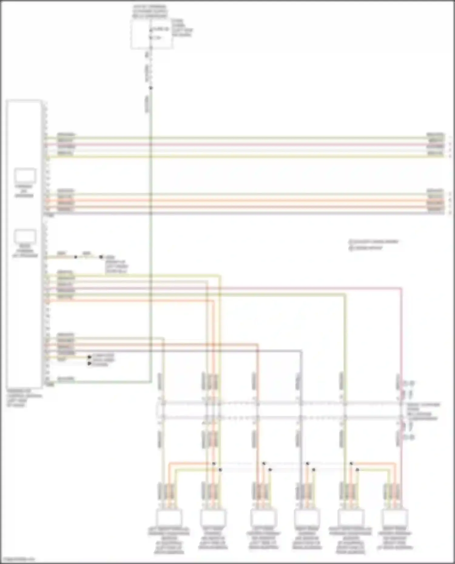 Atlas Volkswagen I facelift 2 (2023-2024): Parking assistant circuit (1 of 2)